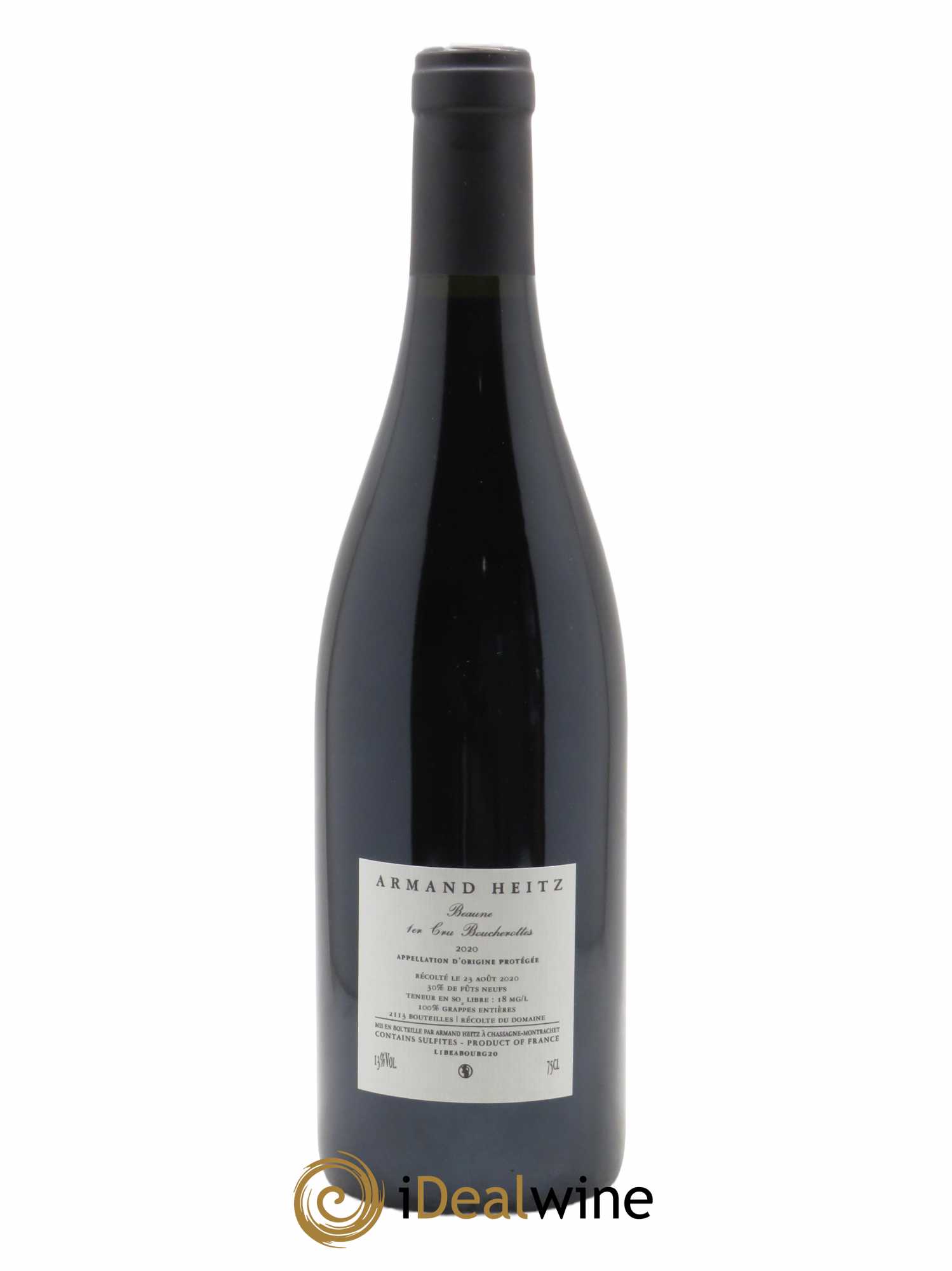 Beaune 1er Cru Boucherottes Armand Heitz 2020 - Lot of 1 bottle - 1
