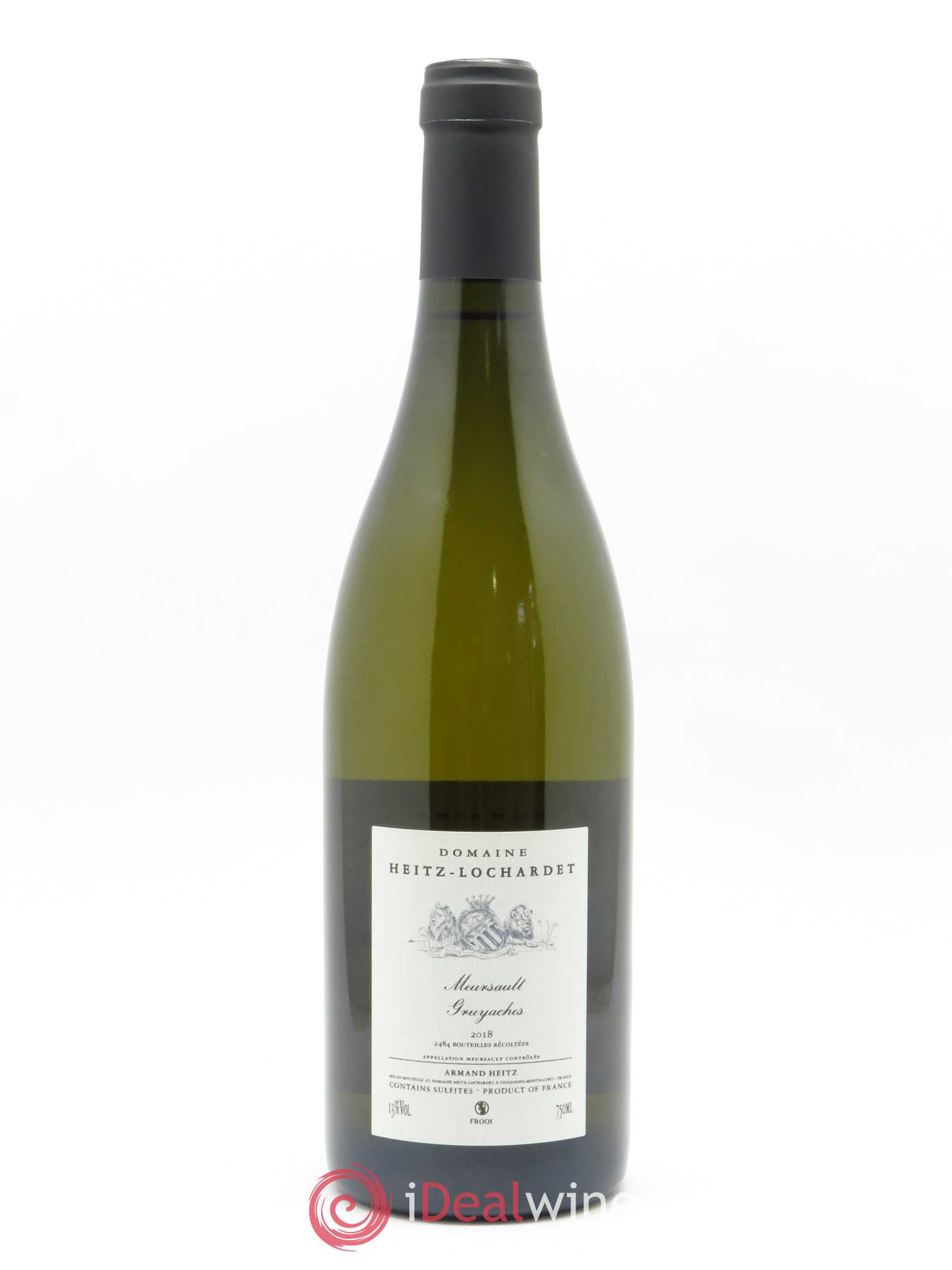 Meursault Gruyaches Armand Heitz 2018 - Lot de 1 bouteille - 1