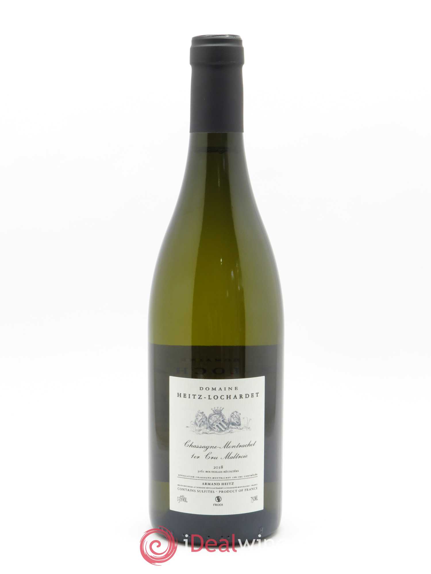 Chassagne-Montrachet 1er Cru La Maltroie Armand Heitz 2018 - Lot de 1 bouteille - 1