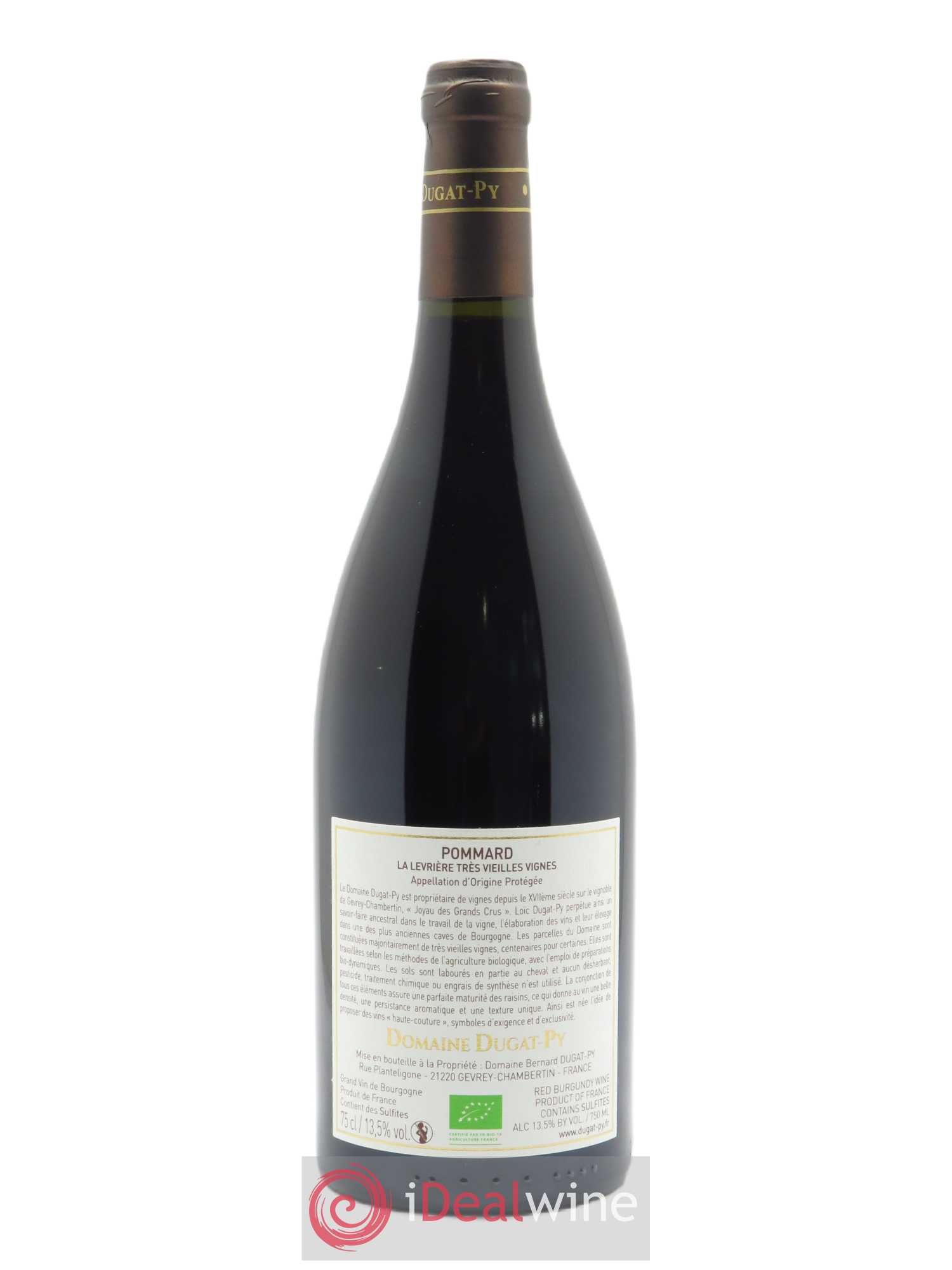 Pommard La Levrière Vieilles Vignes Dugat-Py 2019 - Lot of 1 bottle - 1