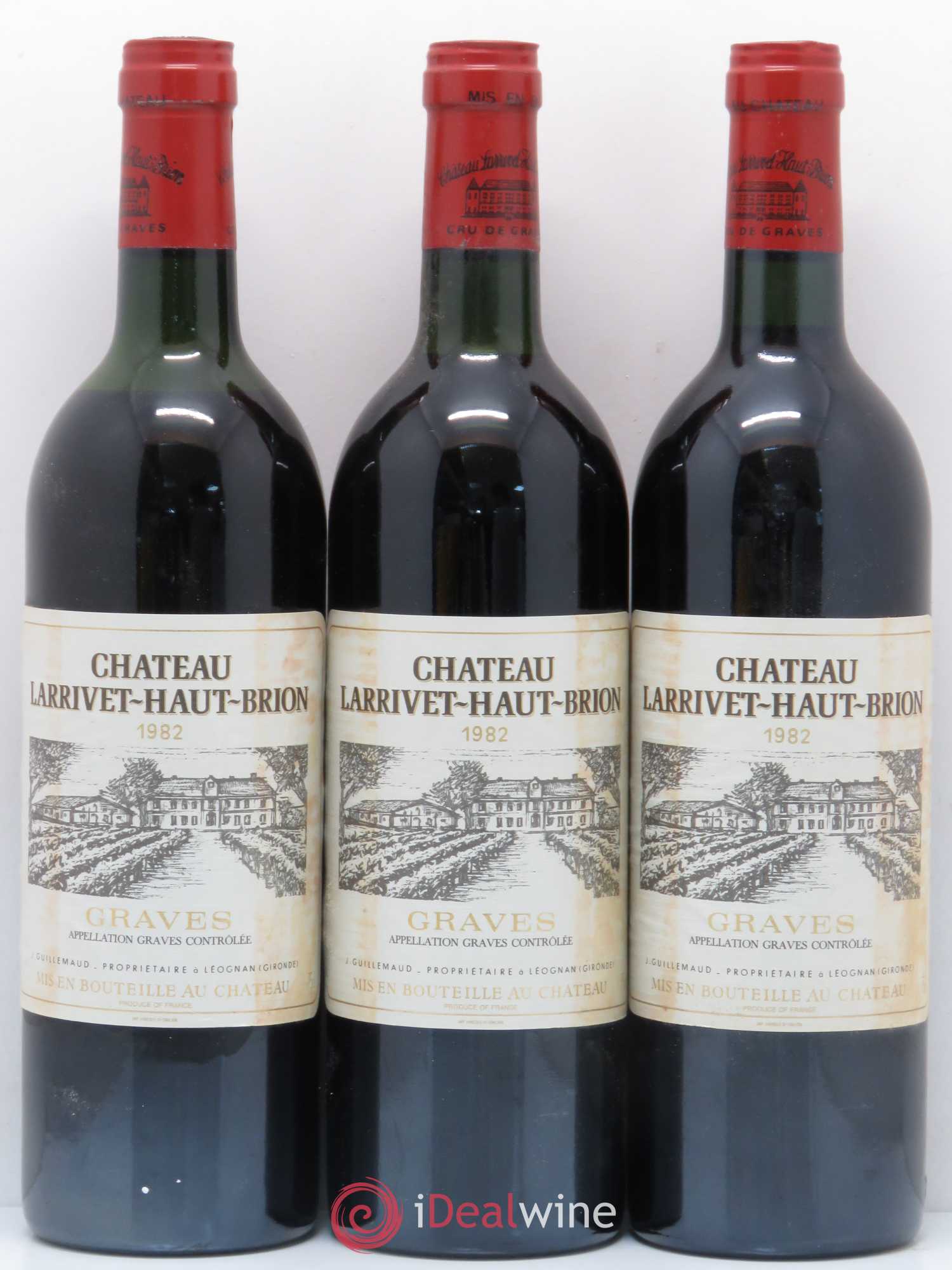 Château Larrivet Haut-Brion 1982 - Lot de 12 bouteilles - 2