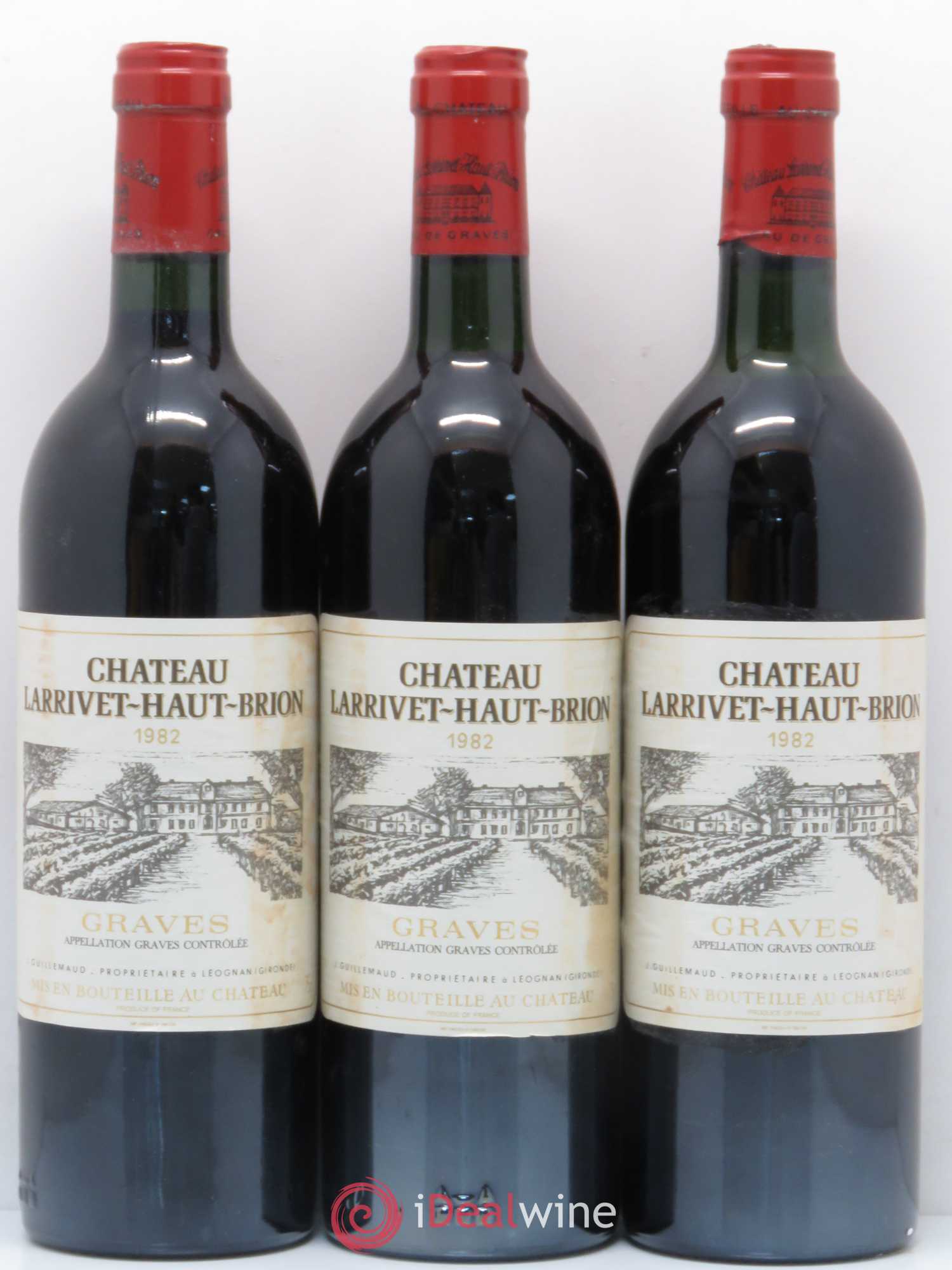 Château Larrivet Haut-Brion 1982 - Lot de 12 bouteilles - 3