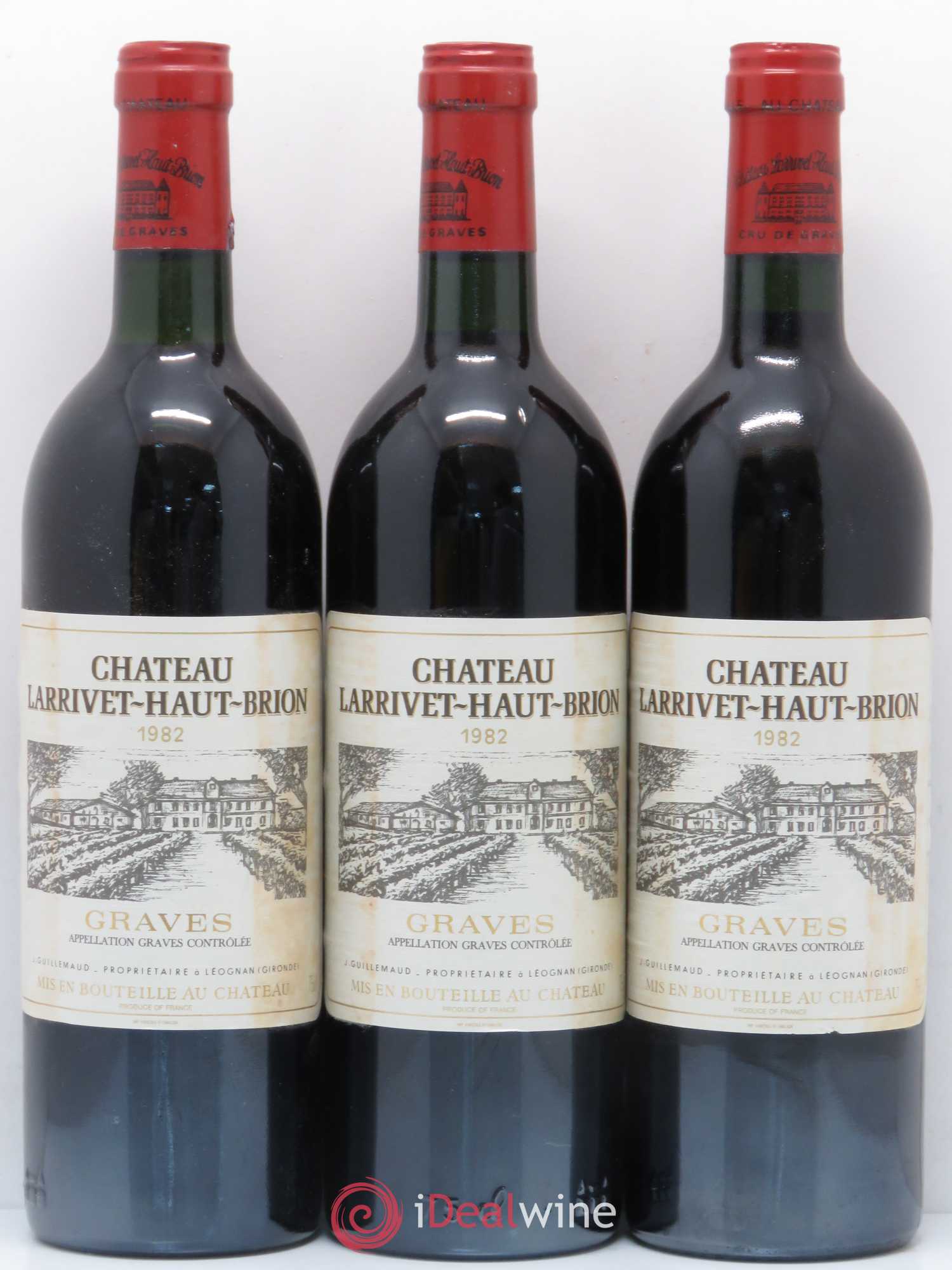 Château Larrivet Haut-Brion 1982 - Lot de 12 bouteilles - 4