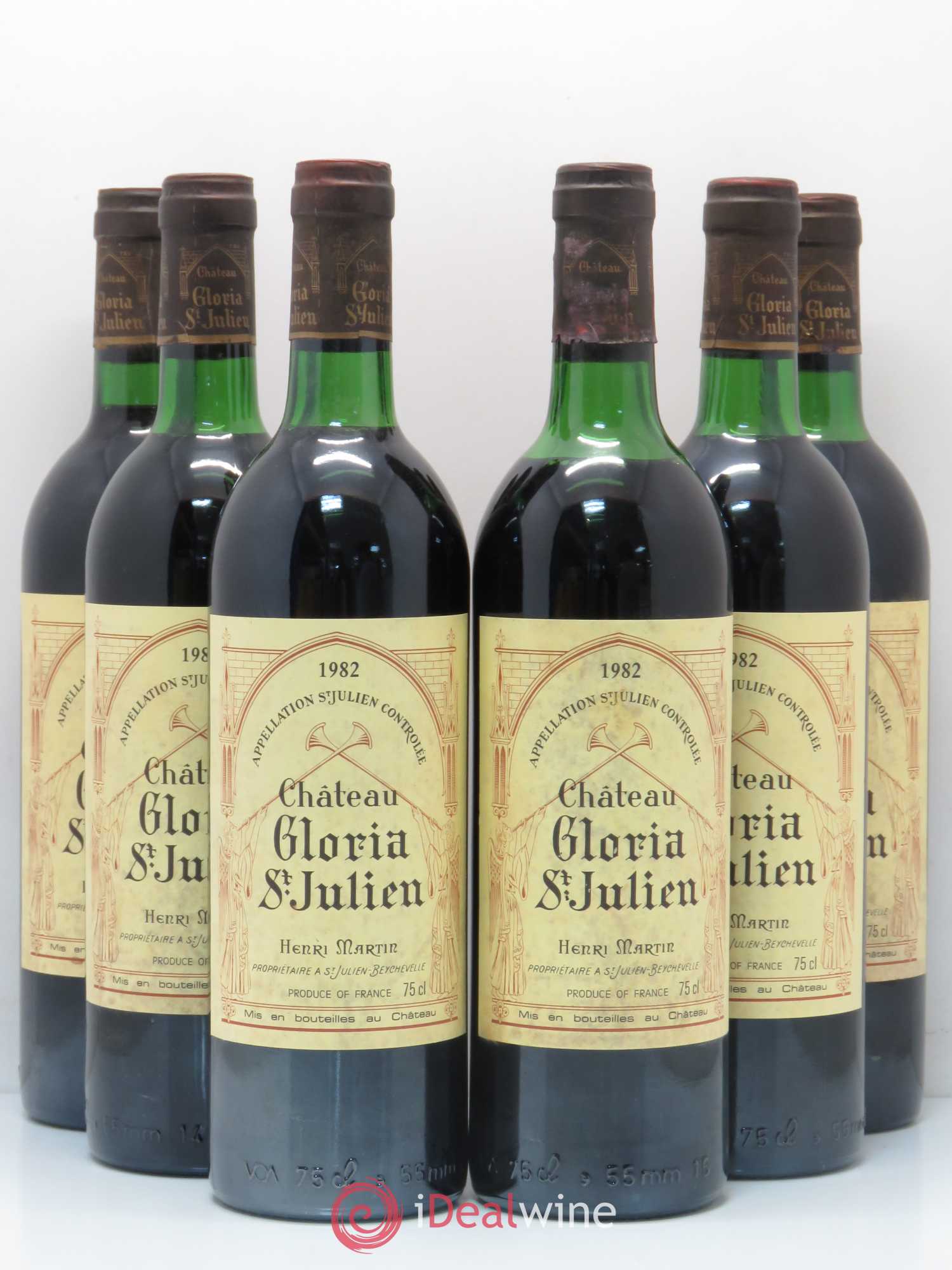 Château Gloria 1982 - Lot de 6 bouteilles - 0
