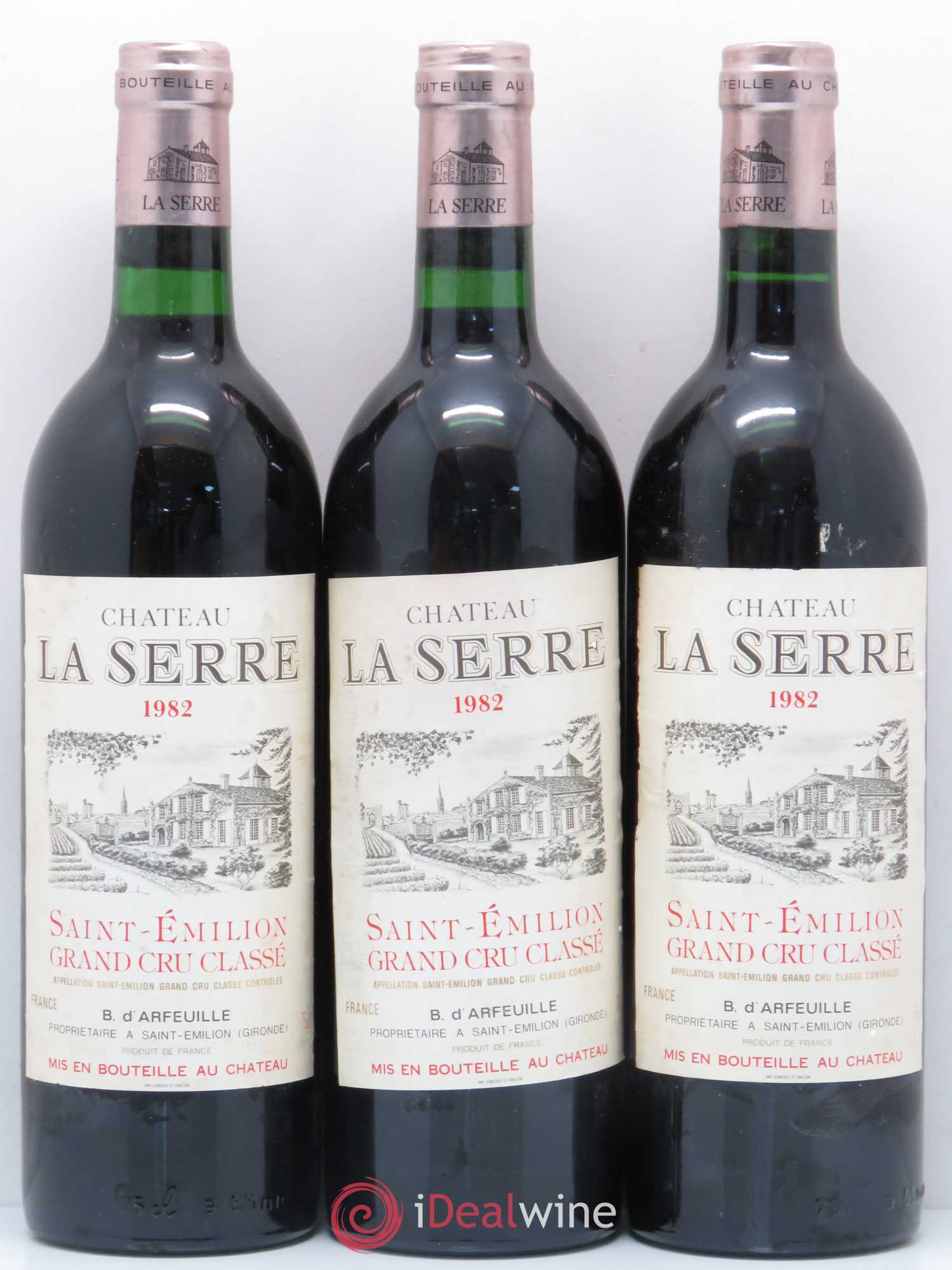 Château la Serre Grand Cru Classé 1982 - Lot de 12 bouteilles - 3