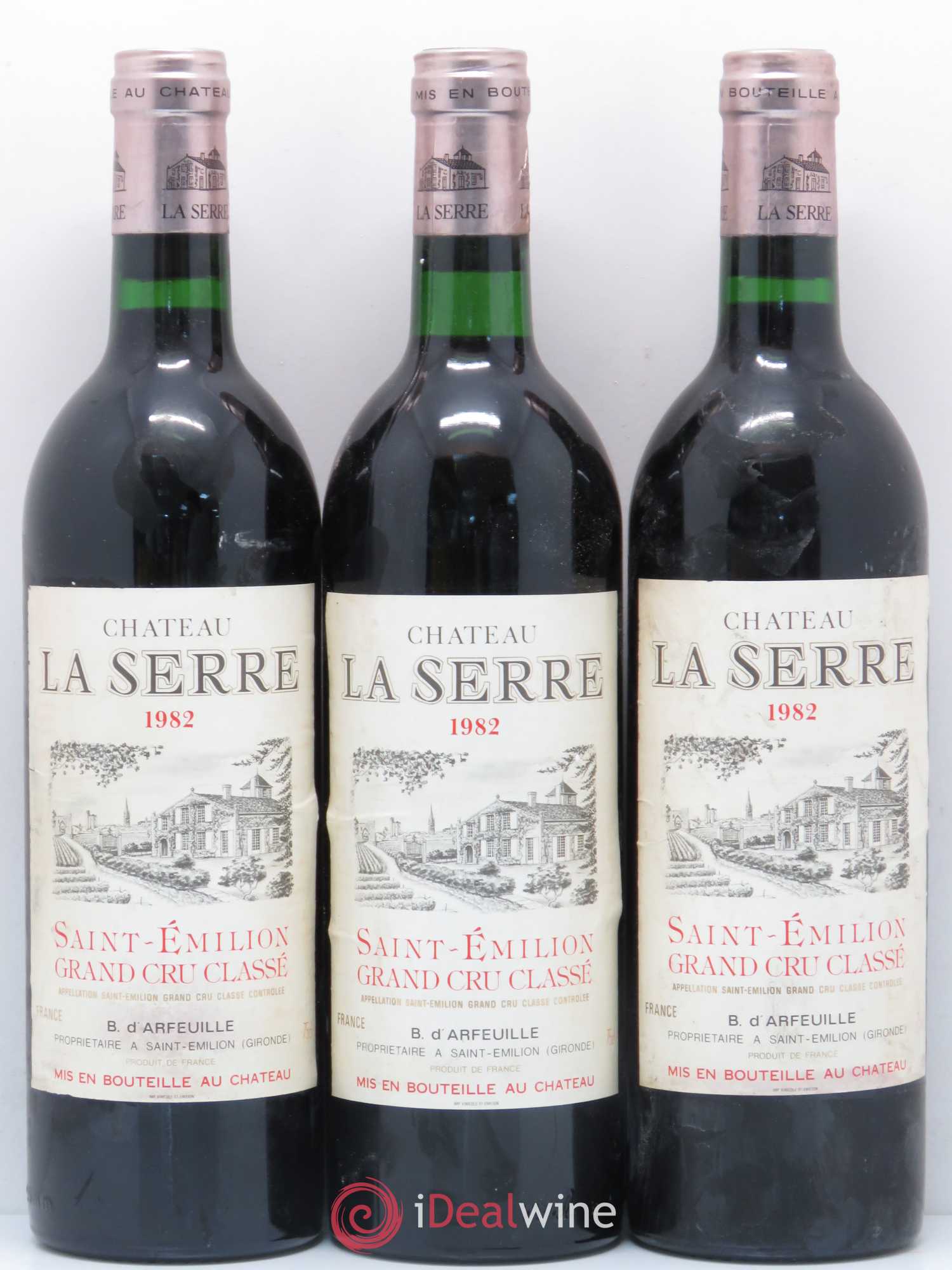 Château la Serre Grand Cru Classé 1982 - Lot de 12 bouteilles - 4