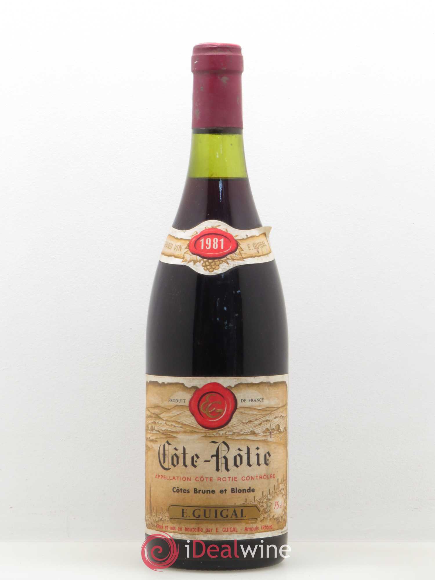 Côte-Rôtie Côtes Brune et Blonde Guigal 1981 - Lot de 1 bouteille - 0