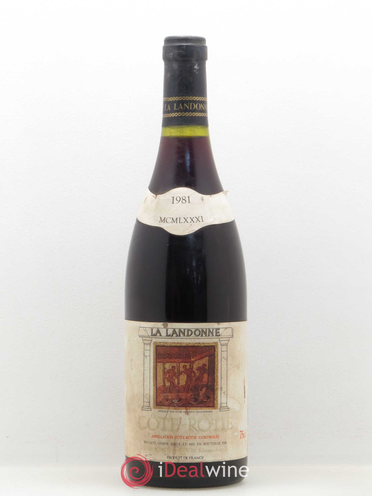 Côte-Rôtie La Landonne Guigal 1981 - Lot de 1 bouteille - 0