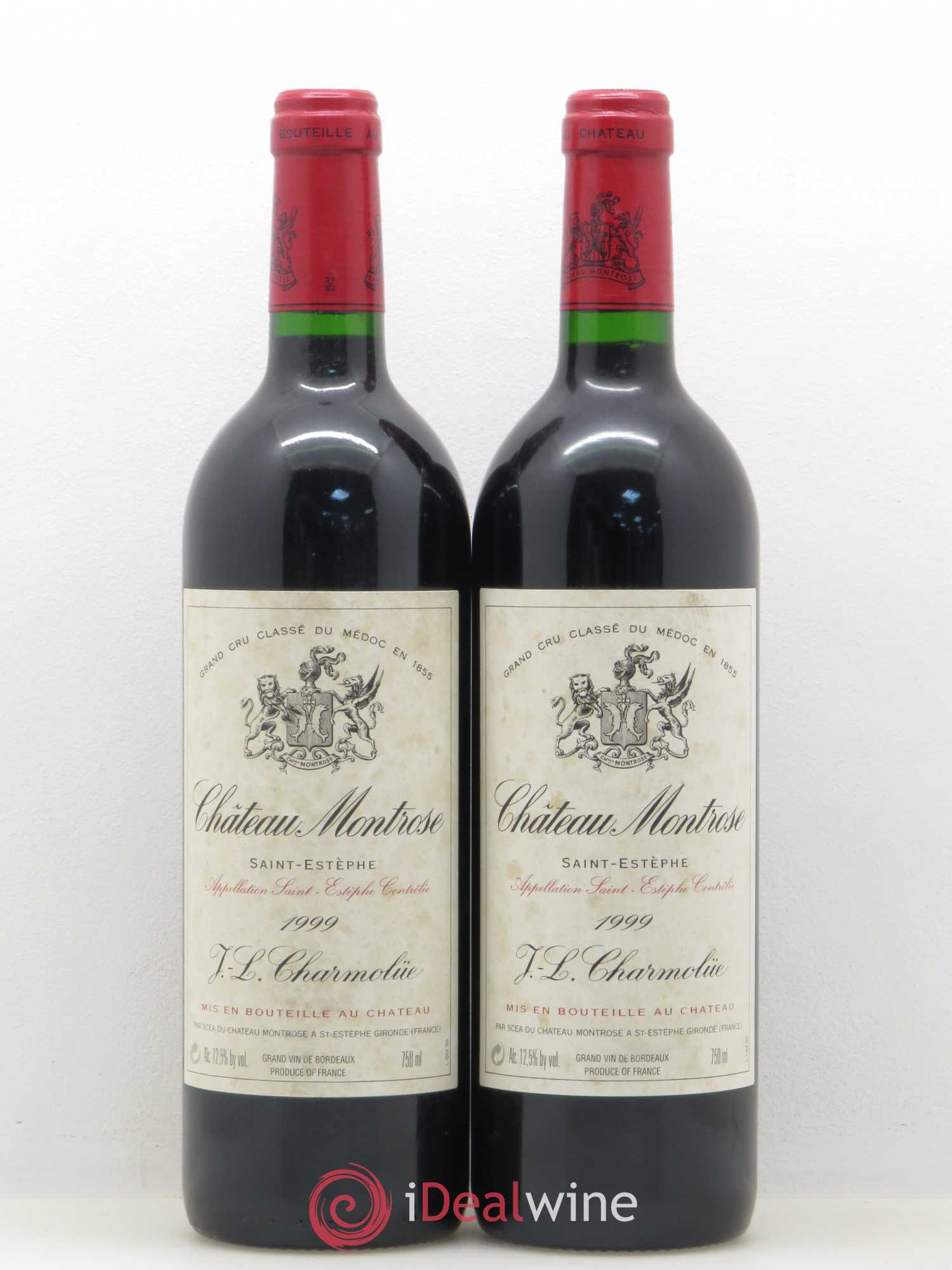 Château Montrose 2ème Grand Cru Classé 1999 - Lot de 2 bouteilles - 0
