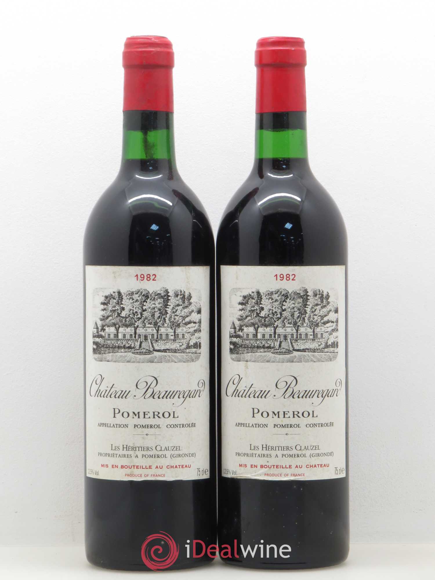 Château Beauregard 1982 - Lot de 2 bouteilles - 0