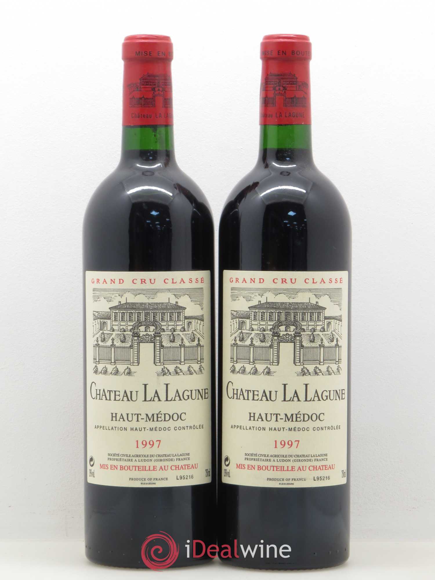 Château la Lagune 3ème Grand Cru Classé 1997 - Lot de 2 bouteilles - 0