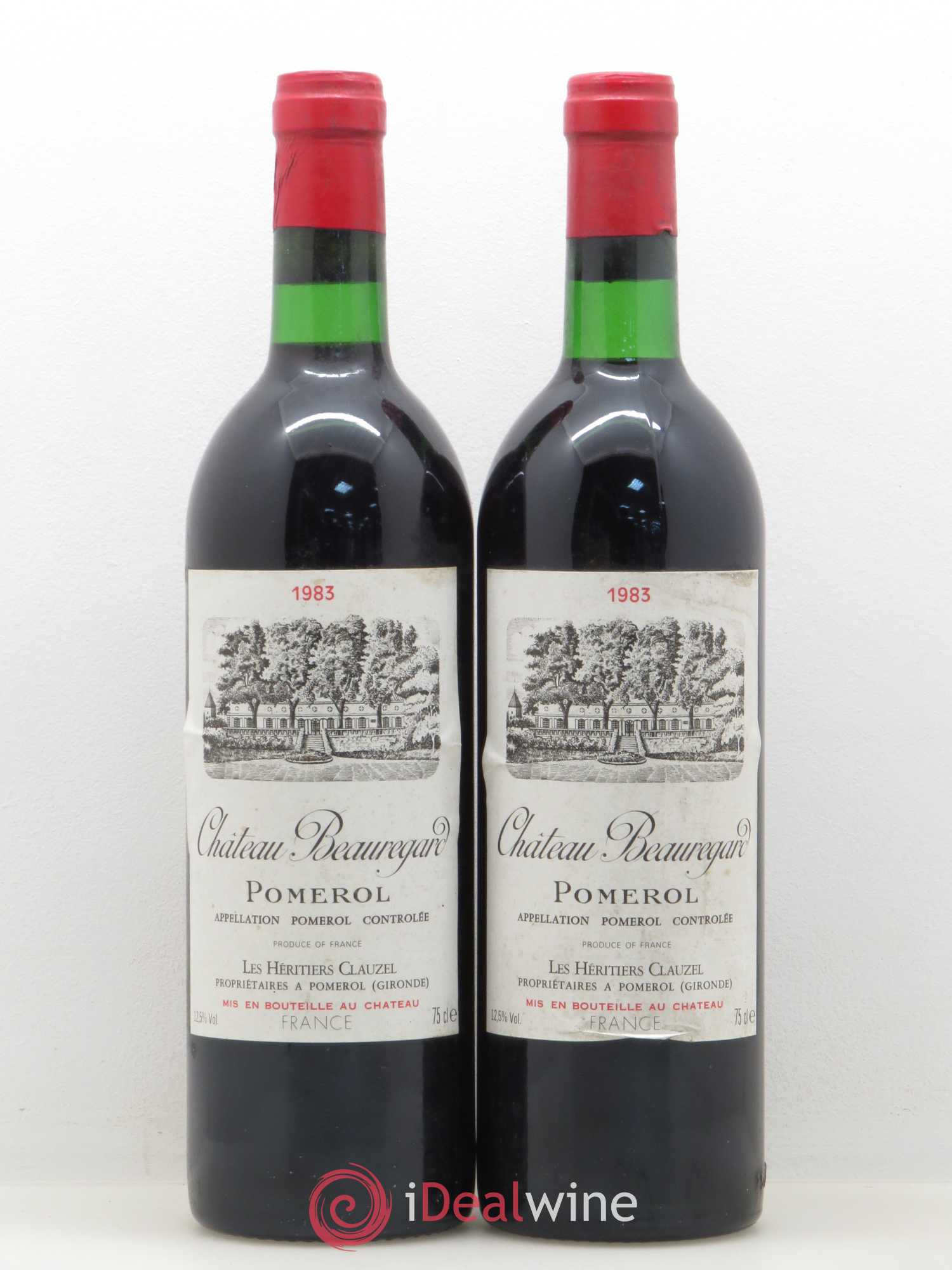 Château Beauregard 1983 - Lot de 2 bouteilles - 0
