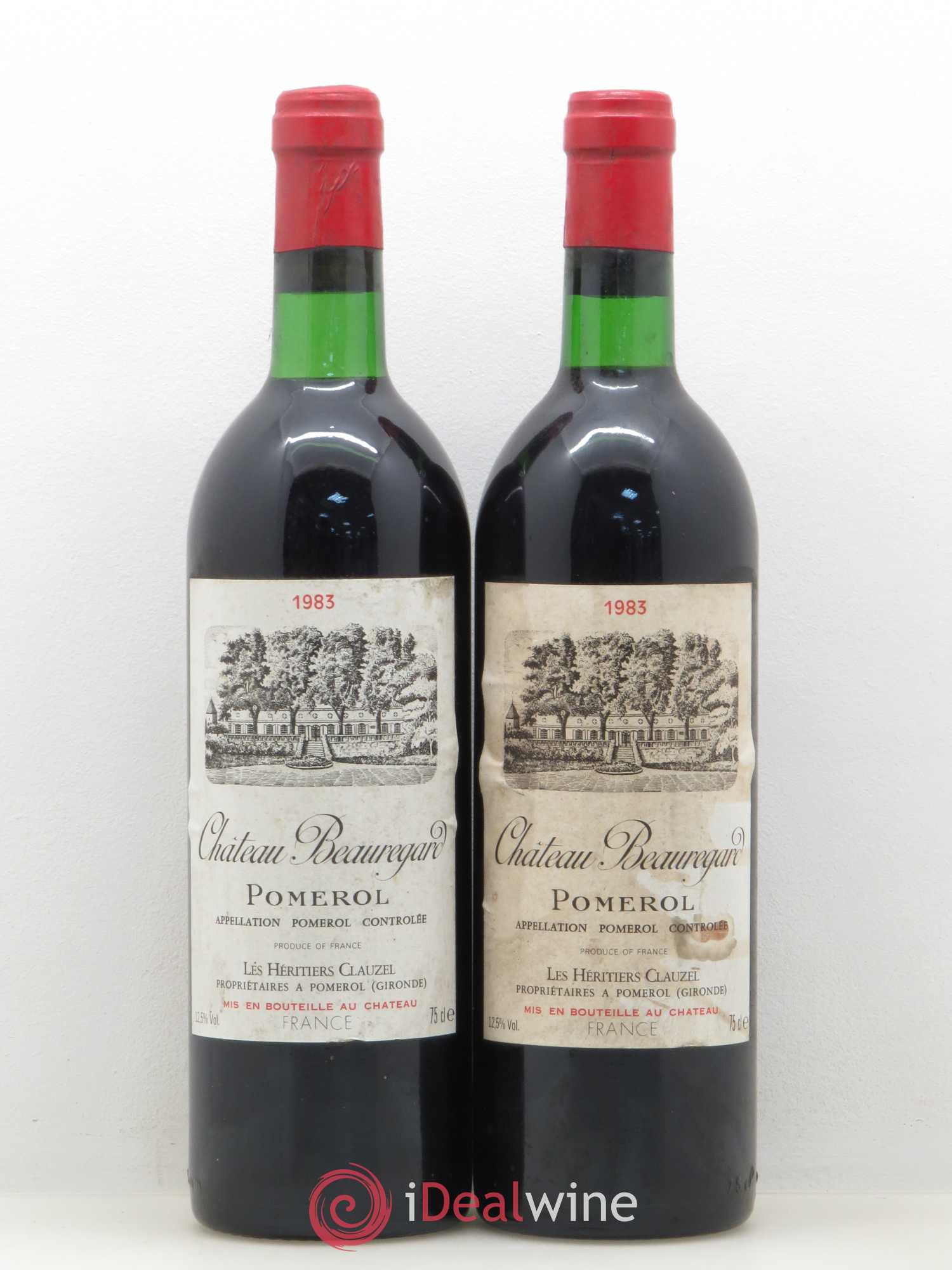 Château Beauregard 1983 - Lot de 2 bouteilles - 0