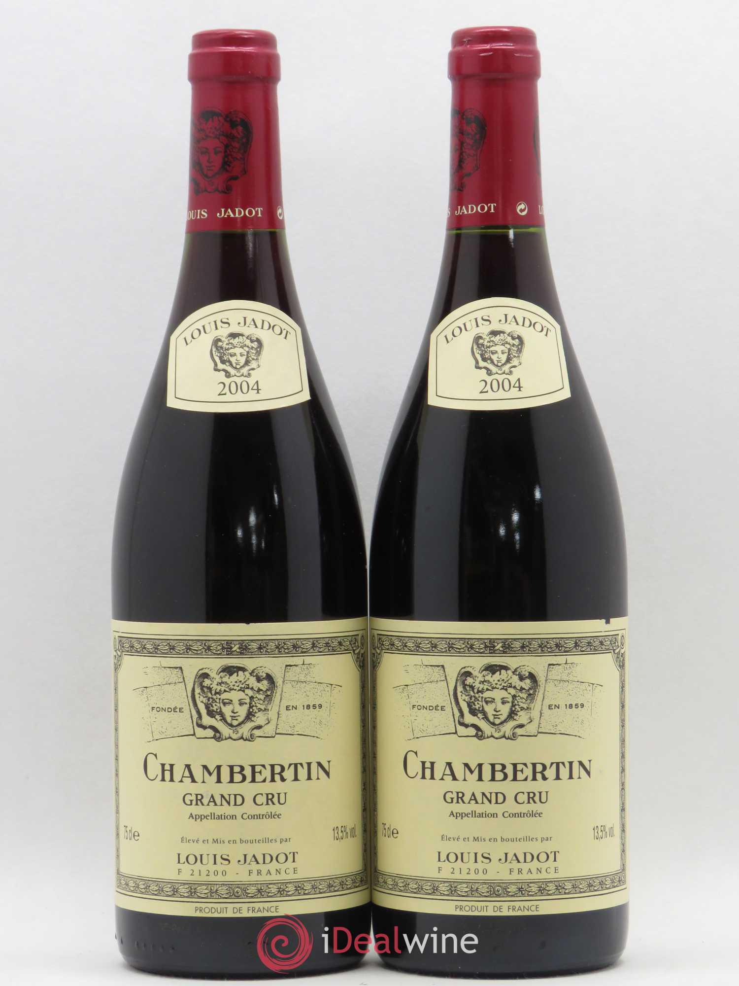 Chambertin Grand Cru Maison Louis Jadot 2004 - Lot de 2 bouteilles - 0