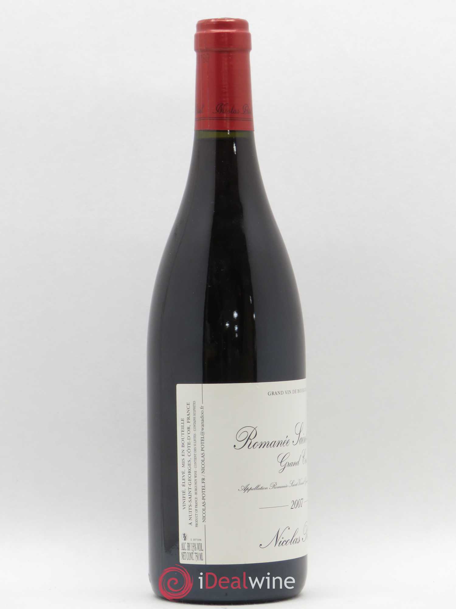 Romanée-Saint-Vivant Grand Cru Nicolas Potel 2007 - Lot de 1 bouteille - 1