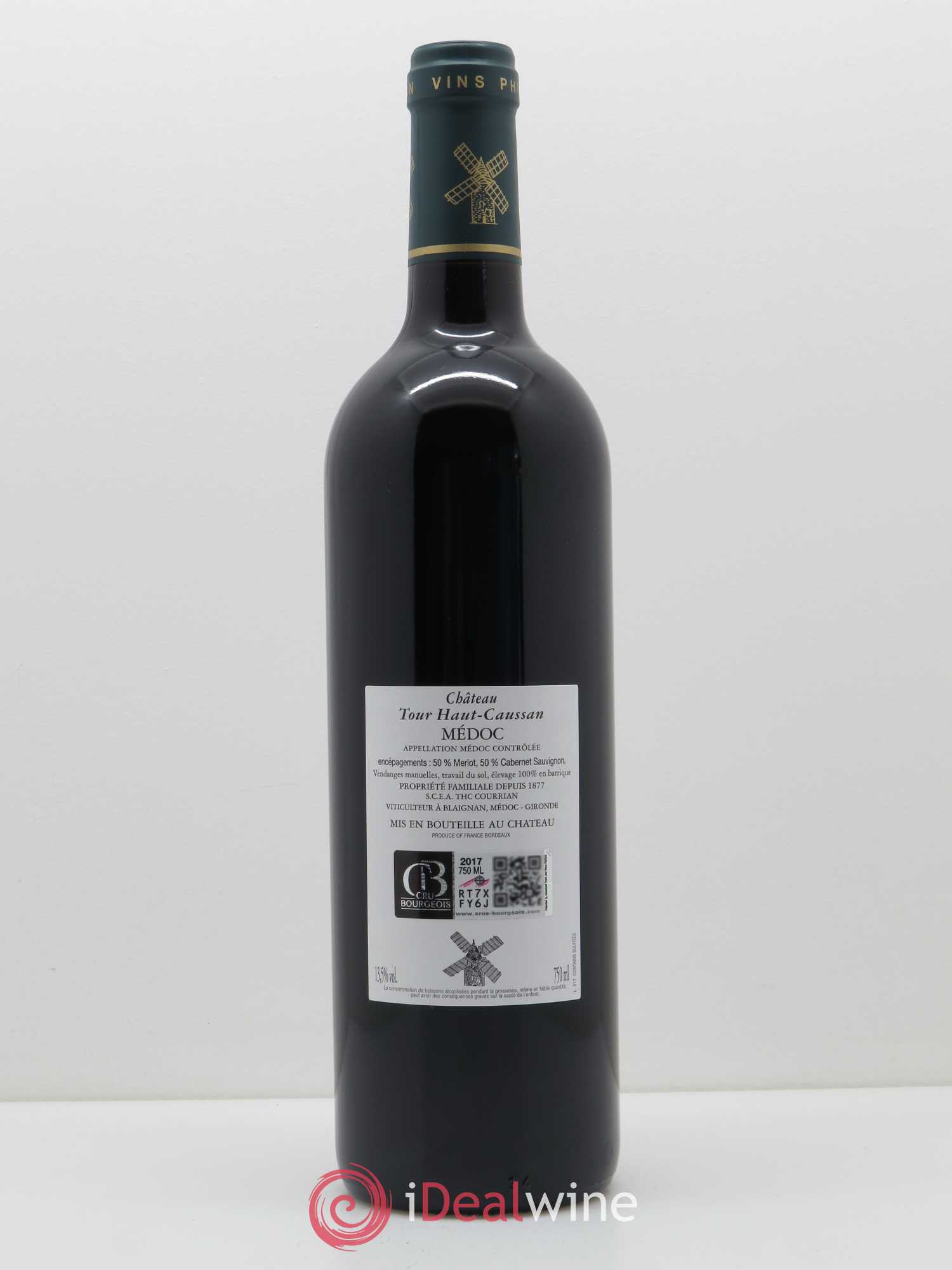 Château Tour Haut-Caussan Cru Bourgeois 2017 - Lot de 1 bouteille - 1