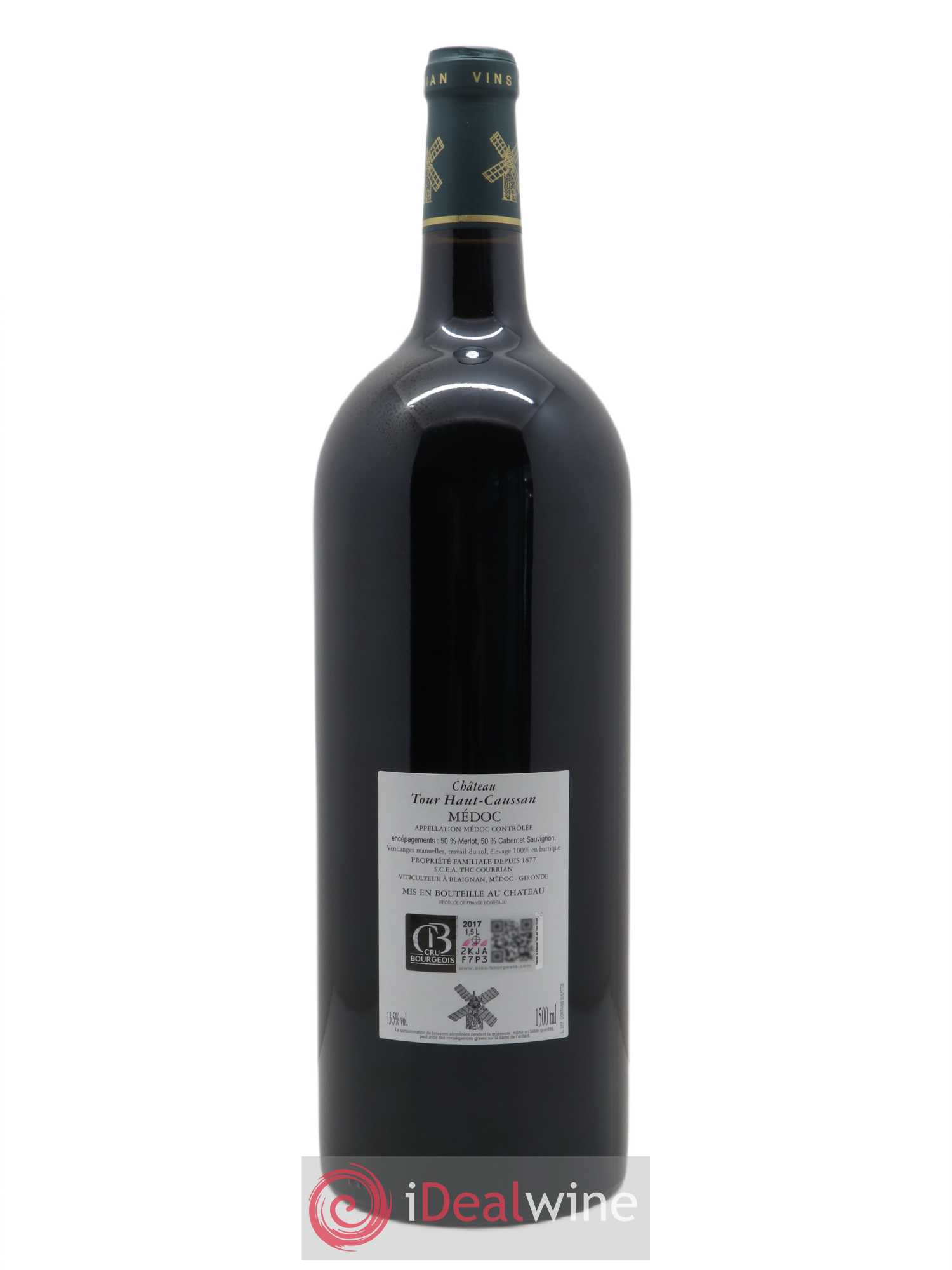 Château Tour Haut-Caussan Cru Bourgeois 2017 - Lot de 1 magnum - 1