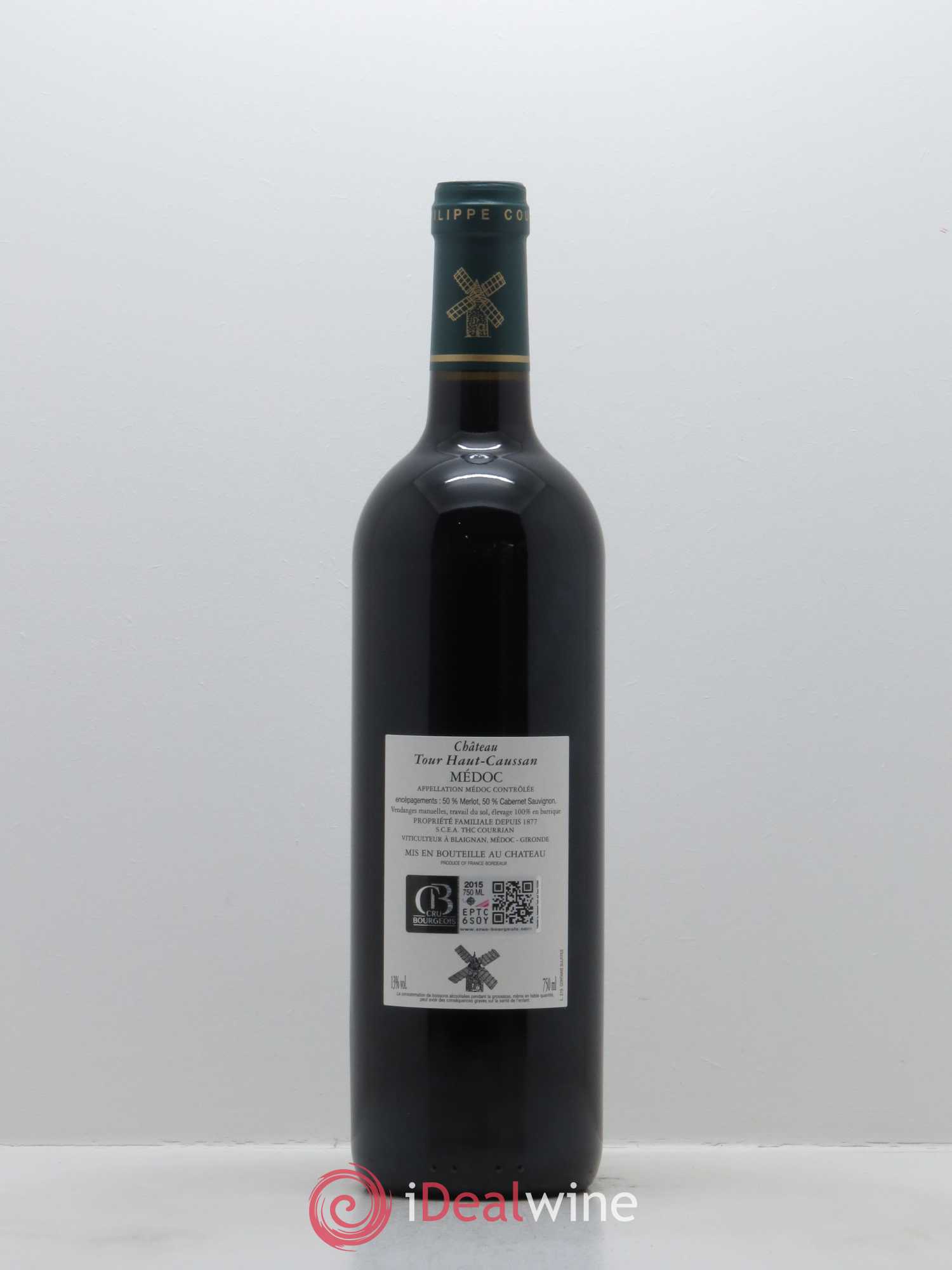 Château Tour Haut-Caussan Cru Bourgeois 2015 - Lot de 1 bouteille - 1