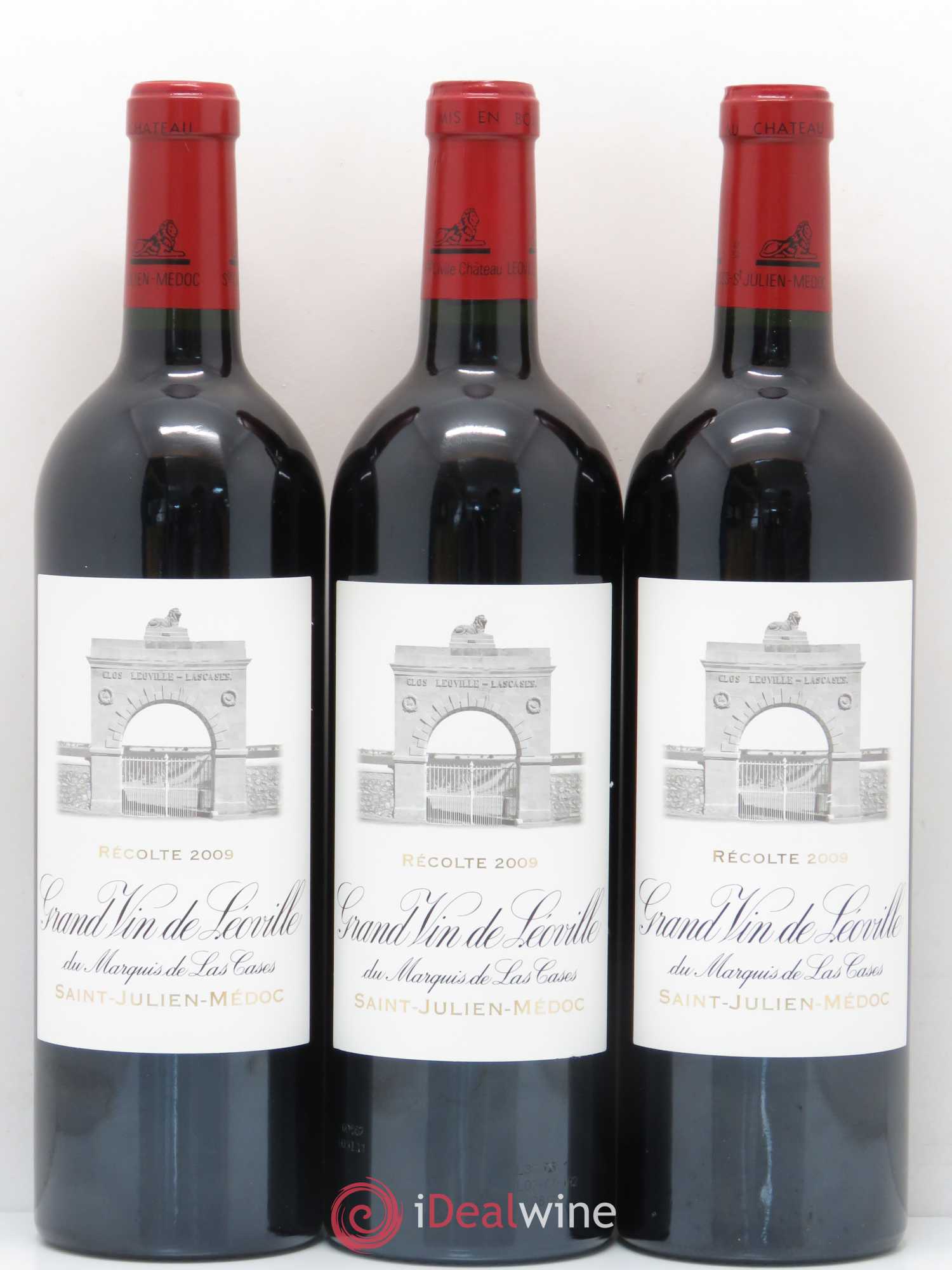 Château Léoville Las Cases 2ème Grand Cru Classé 2009 - Lot de 12 bouteilles - 1