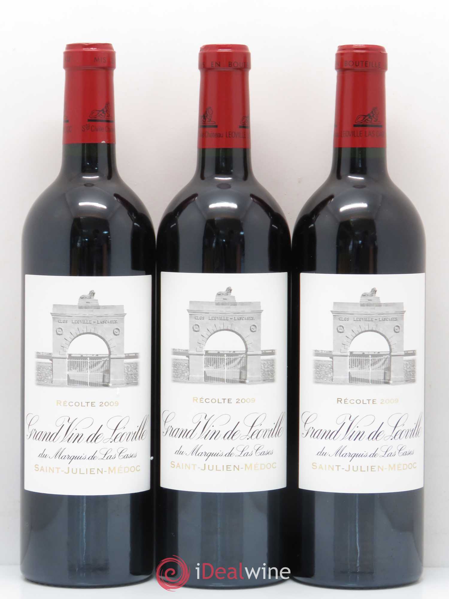 Château Léoville Las Cases 2ème Grand Cru Classé 2009 - Lot de 6 bouteilles - 1