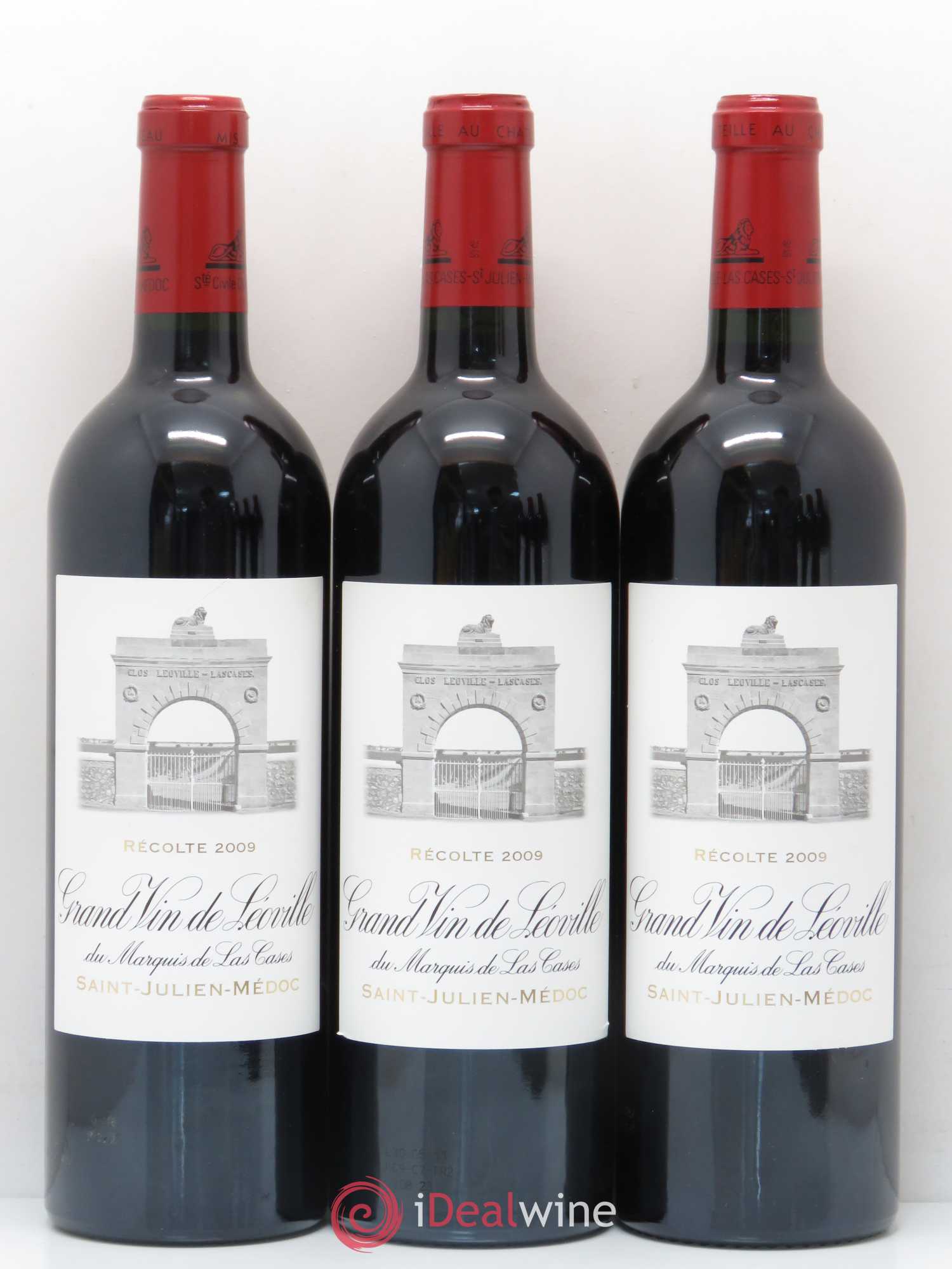 Château Léoville Las Cases 2ème Grand Cru Classé 2009 - Lot de 6 bouteilles - 3