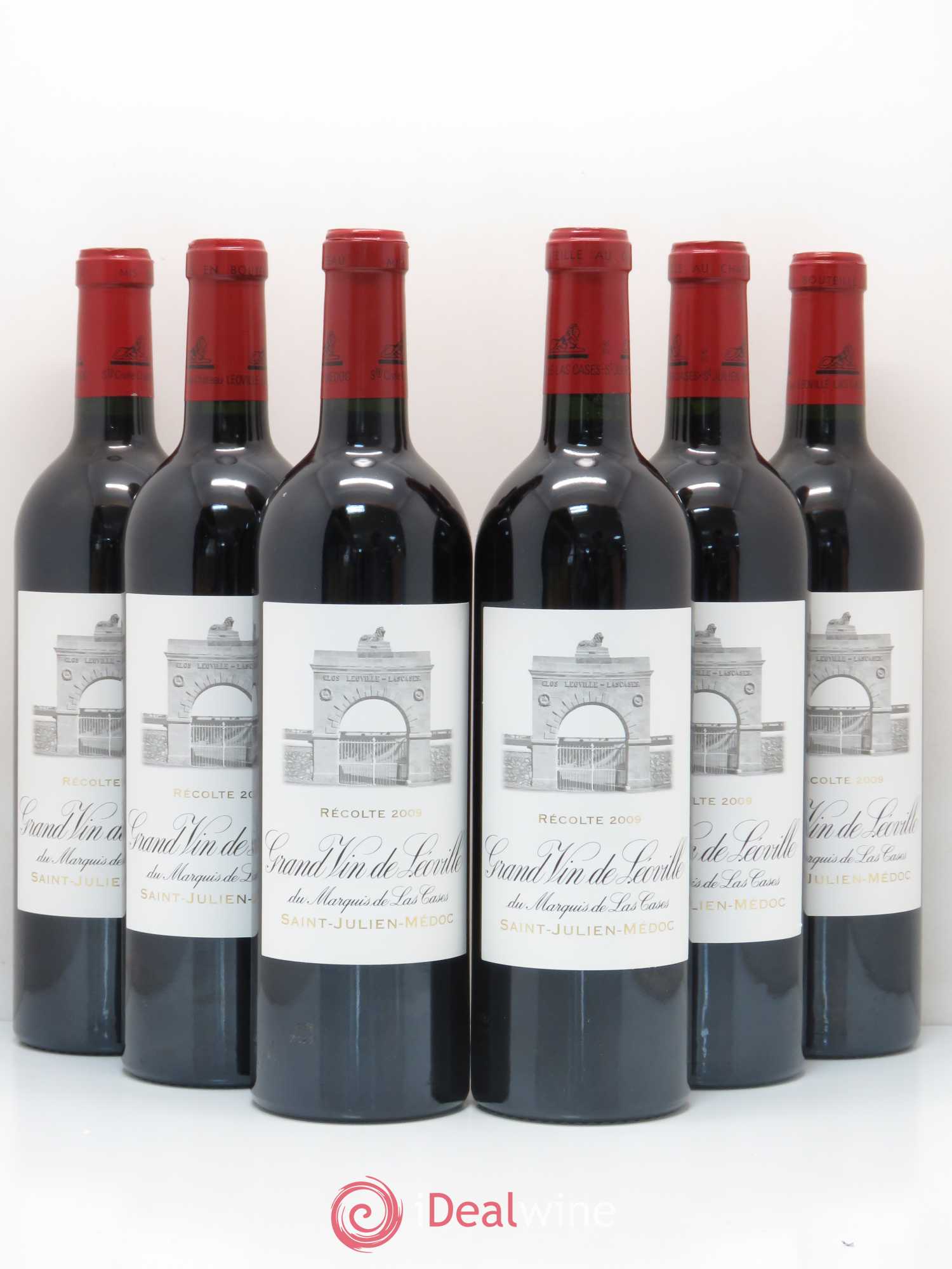 Château Léoville Las Cases 2ème Grand Cru Classé 2009 - Lot de 6 bouteilles - 0