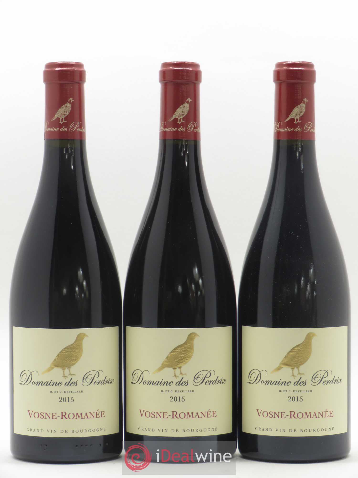 Vosne-Romanée Domaine des Perdrix 2015 - Posten von 3 Flaschen - 0