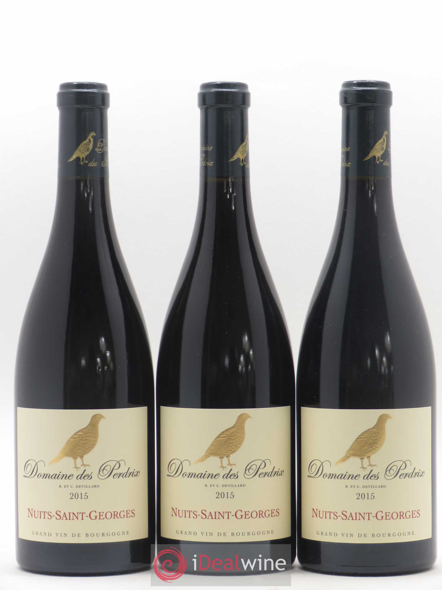 Nuits-Saint-Georges Perdrix (Domaine des) 2015 - Lot de 3 bouteilles - 0
