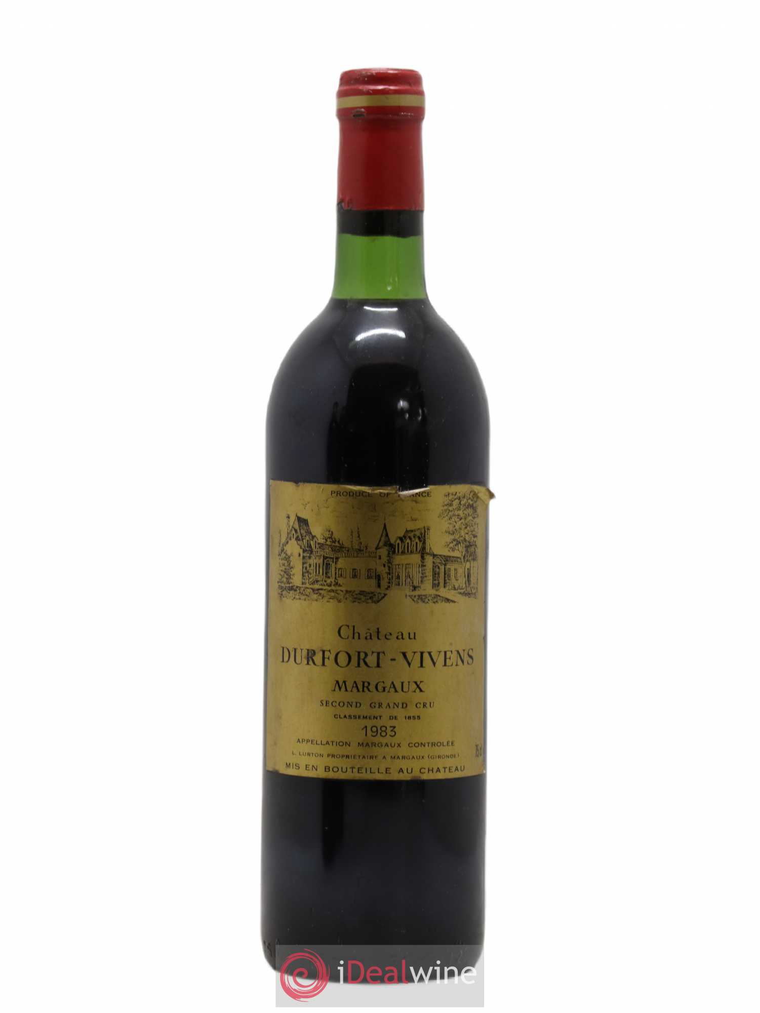 Château Durfort Vivens 2ème Grand Cru Classé 1983 - Lot de 1 bouteille - 0