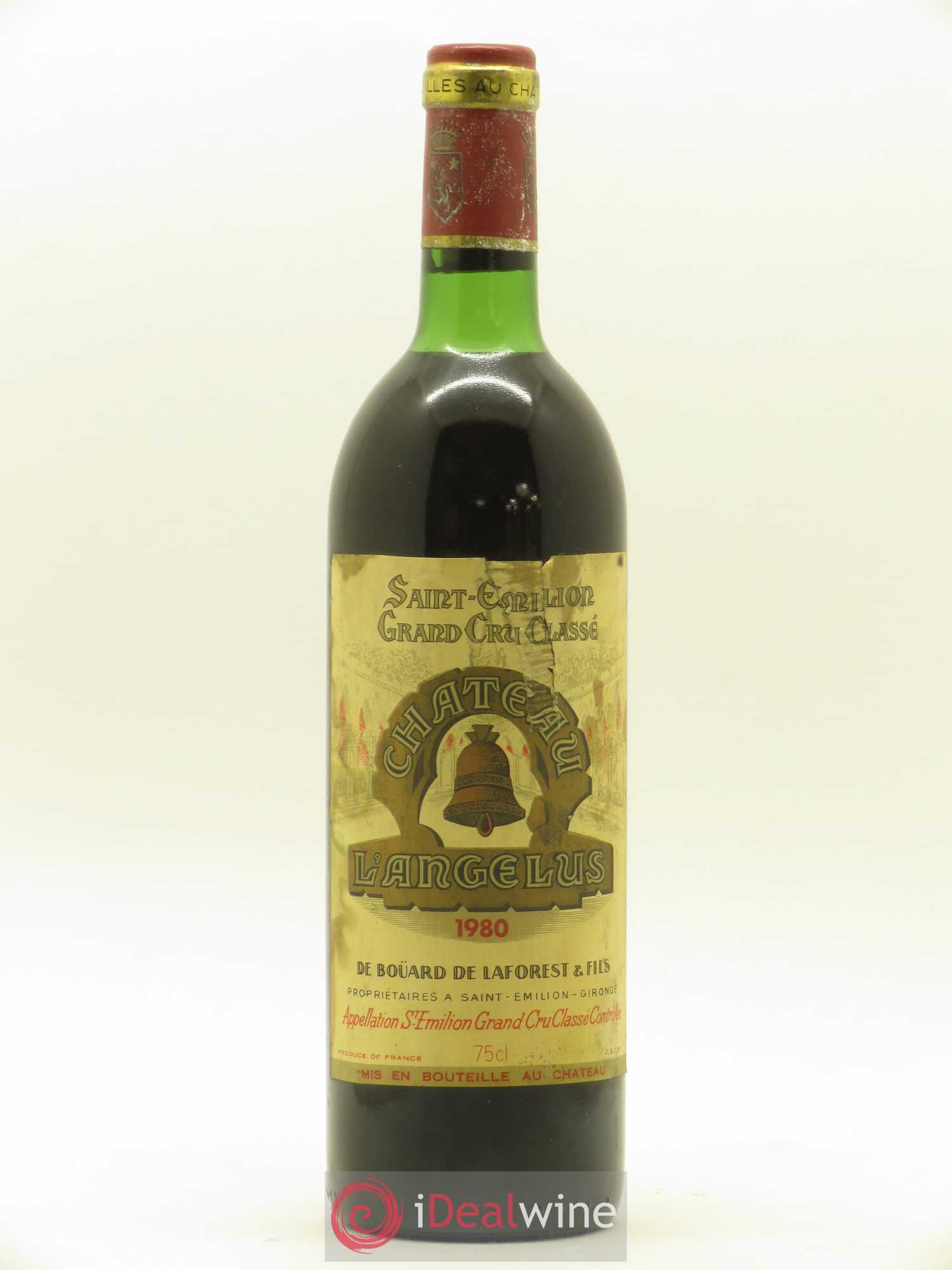 Château Angélus 1er Grand Cru Classé A 1980 - Lot de 1 bouteille - 0