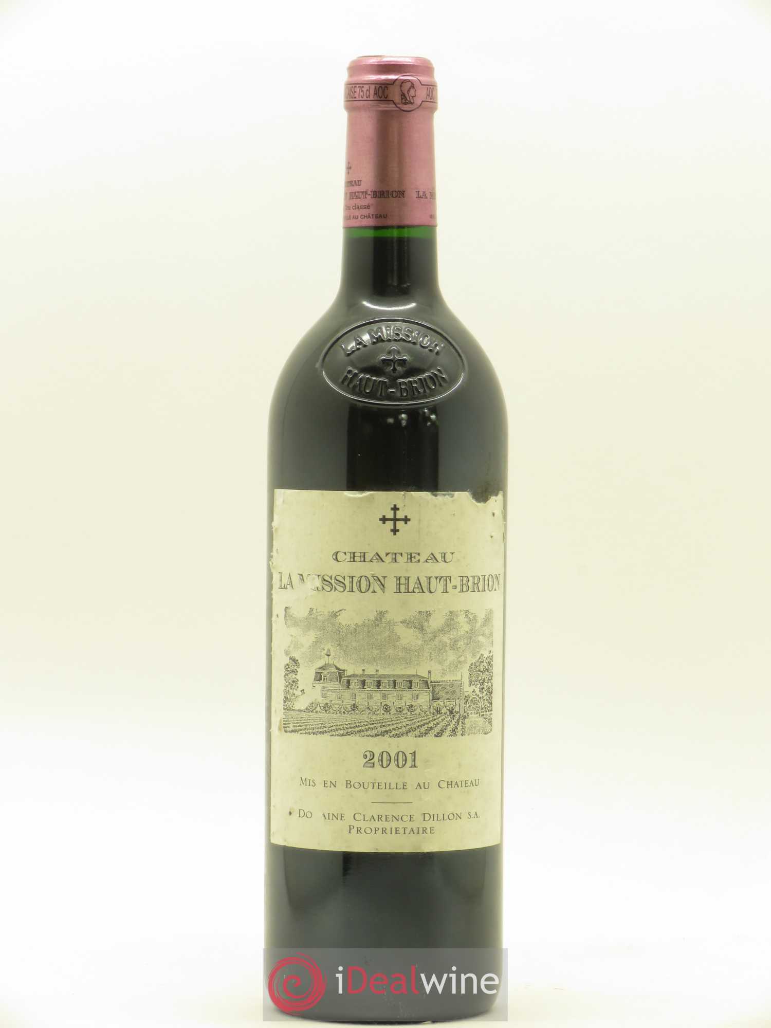 Château la Mission Haut-Brion Cru Classé de Graves 2001 - Lot de 1 bouteille - 0
