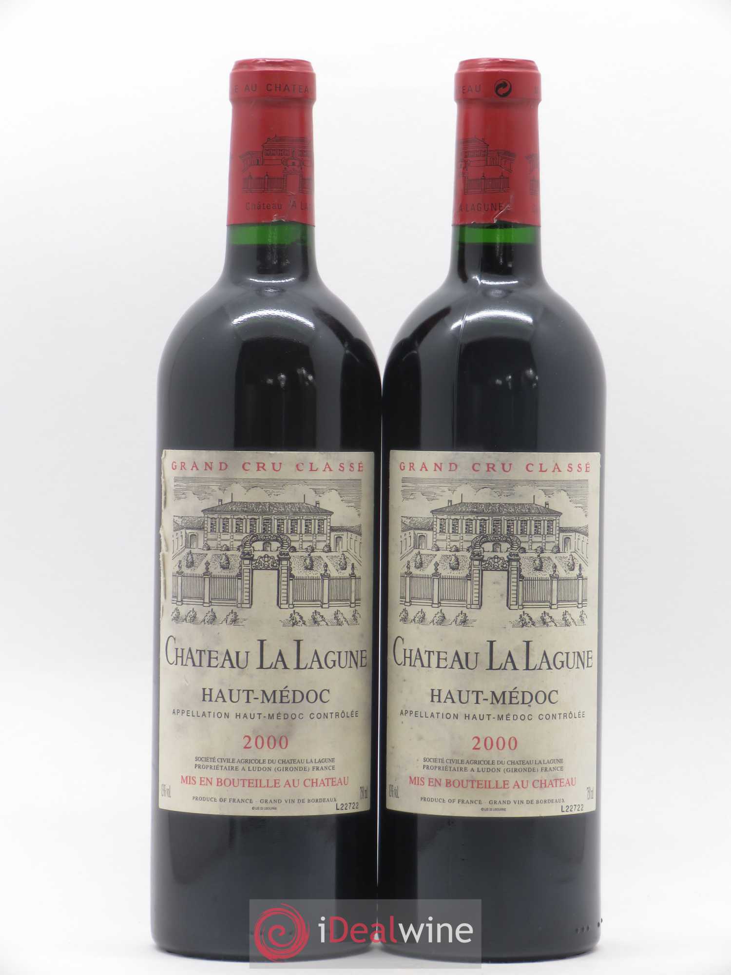 Château la Lagune 3ème Grand Cru Classé 2000 - Lot de 2 bouteilles - 0