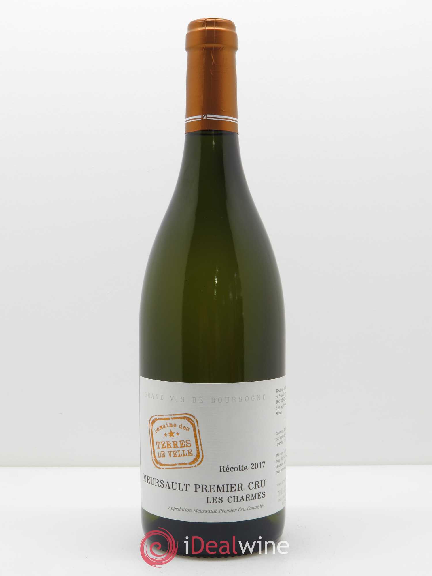 Meursault 1er Cru Les Charmes Terres de Velle 2017 - Lot de 1 bouteille - 0