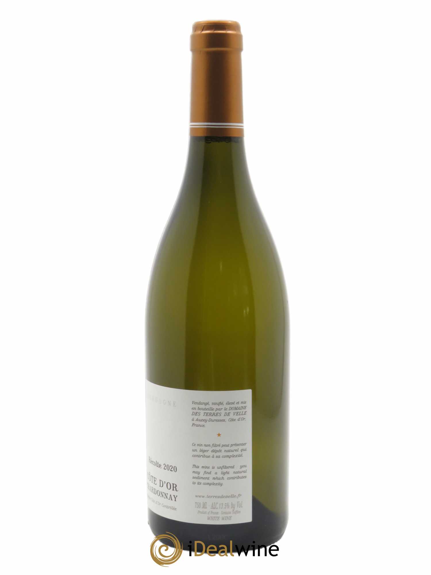 Bourgogne Côte-d'Or Terres de Velle 2020 - Lot de 1 bouteille - 1