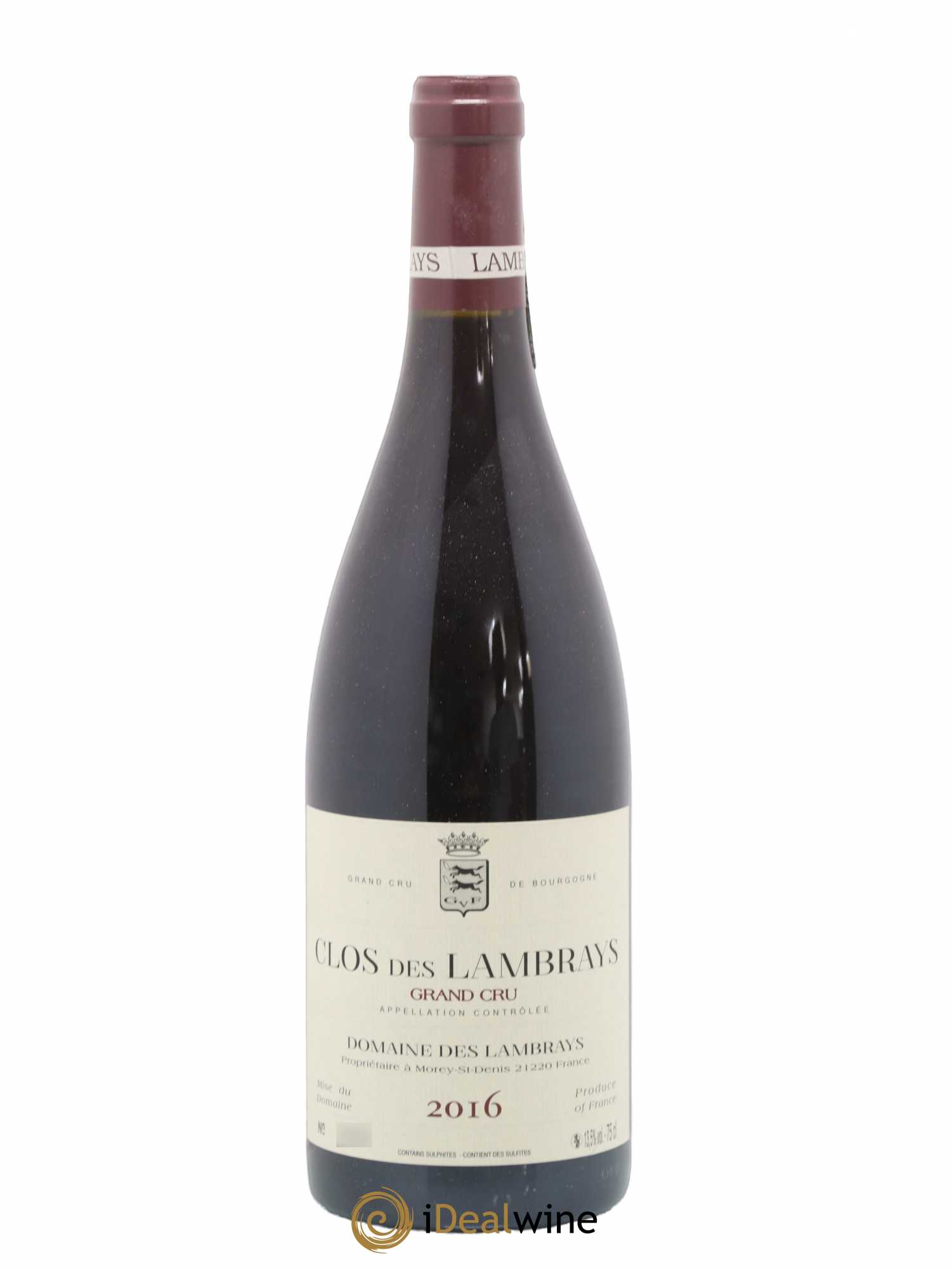 Clos des Lambrays Grand Cru Domaine des Lambrays 2016 - Lot de 1 bouteille - 0