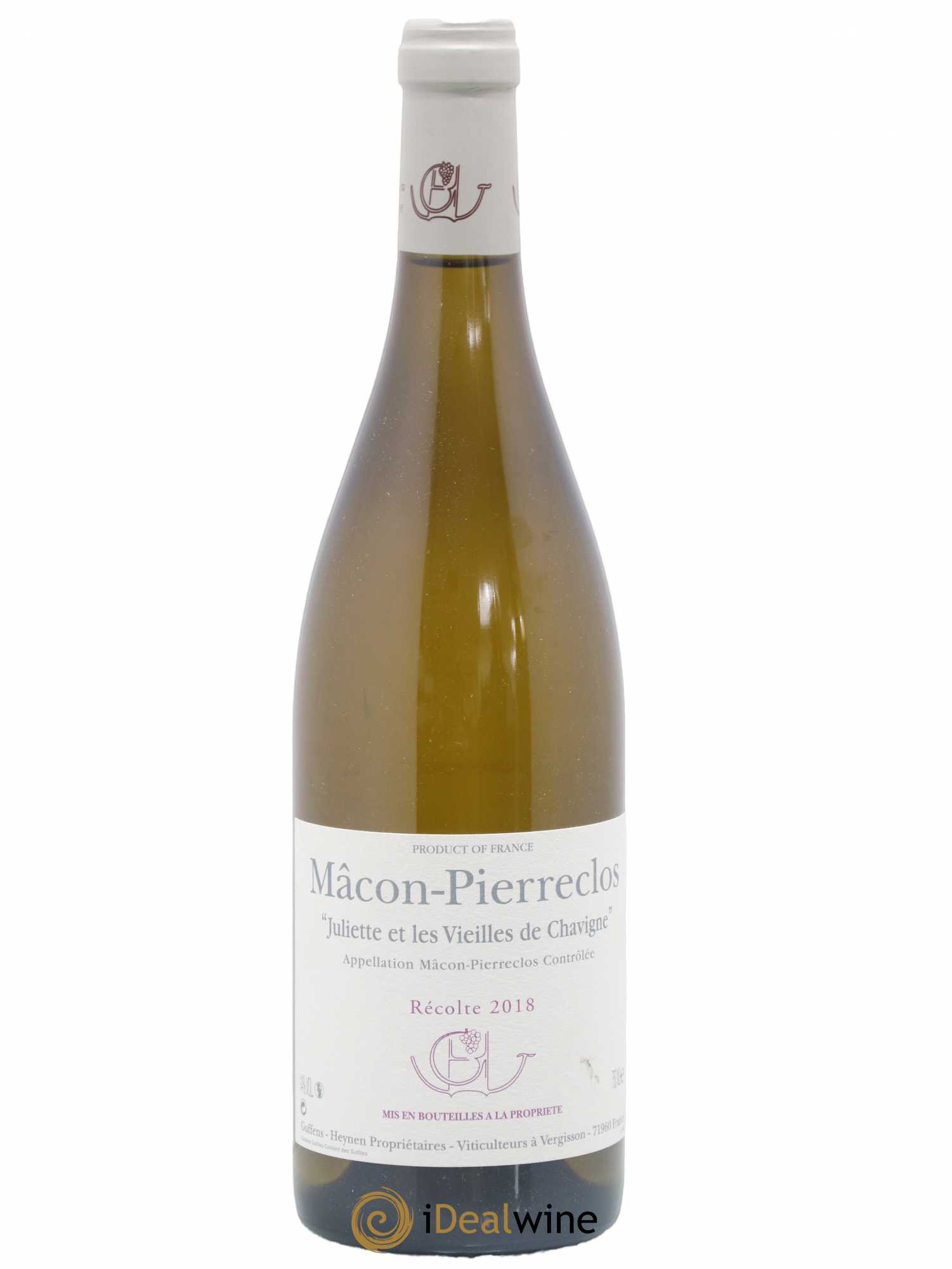 Mâcon-Pierreclos Juliette et Les Vieilles de Chavigne Guffens-Heynen 2018 - Lot de 1 bouteille - 0