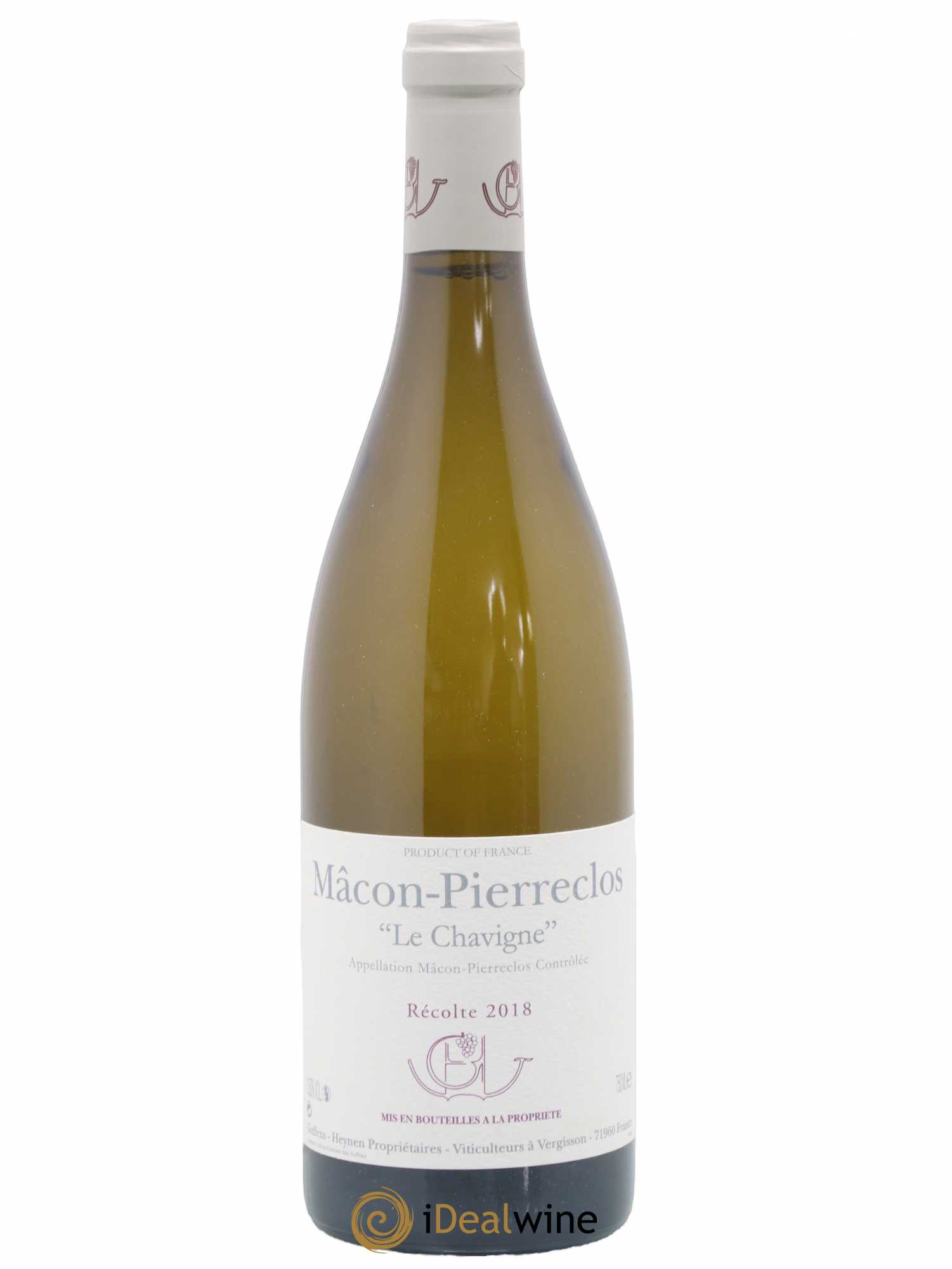 Mâcon-Pierreclos Le Chavigne Guffens-Heynen 2018 - Lot de 1 bouteille - 0