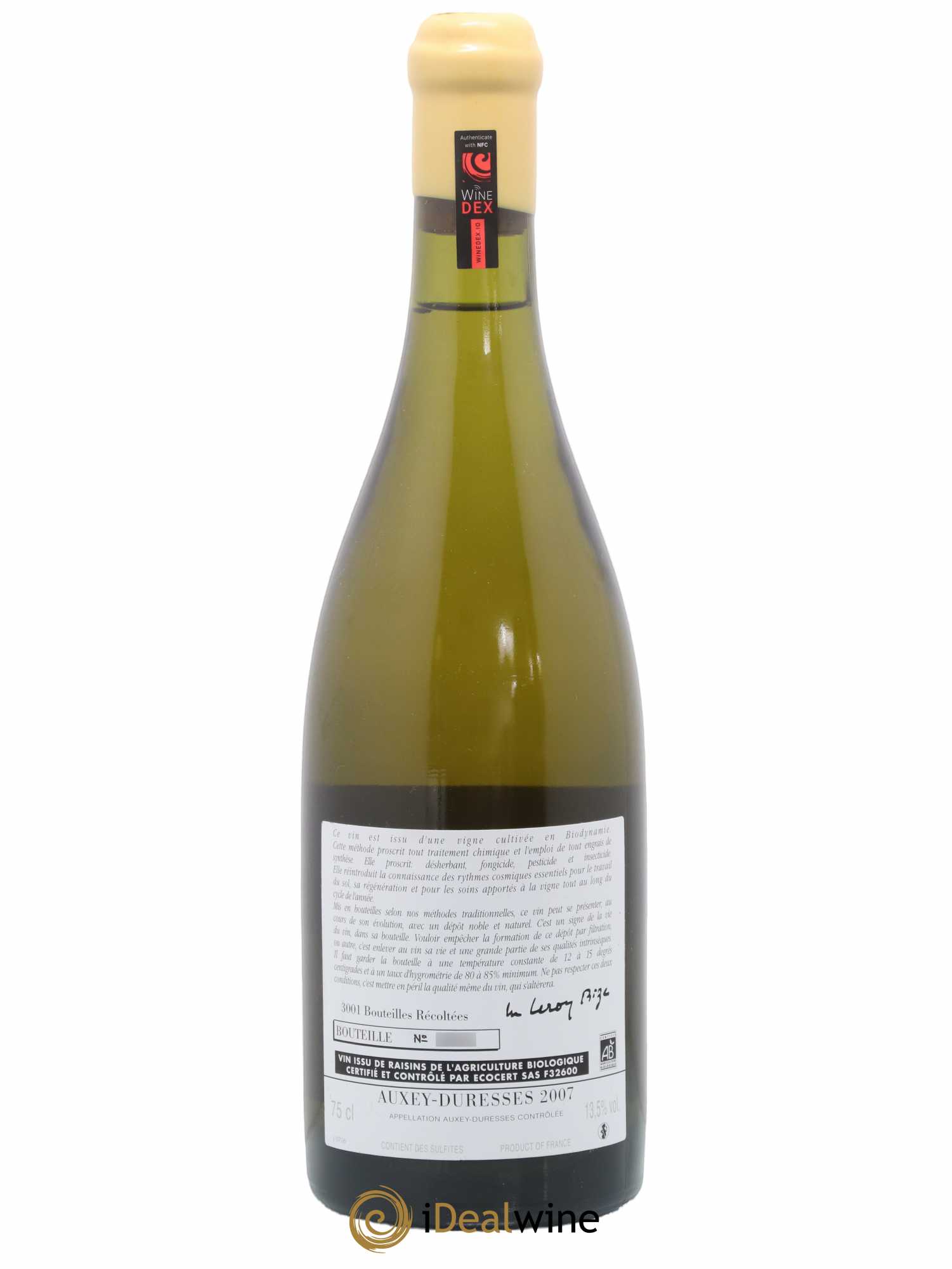 Auxey-Duresses d'Auvenay (Domaine) 2007 - Lot de 1 bouteille - 1