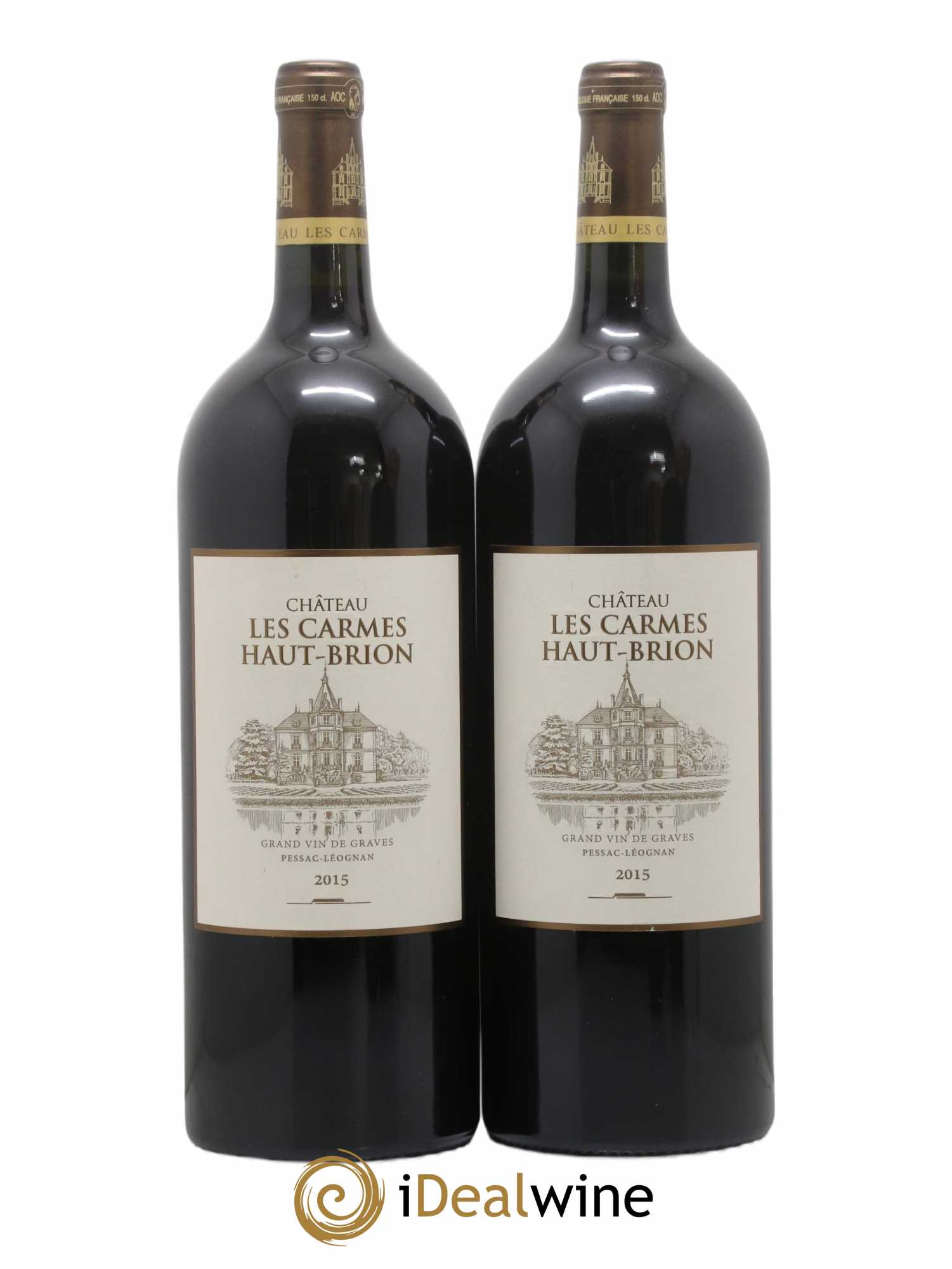 Château Les Carmes Haut-Brion 2015 - Lot de 2 magnums - 0