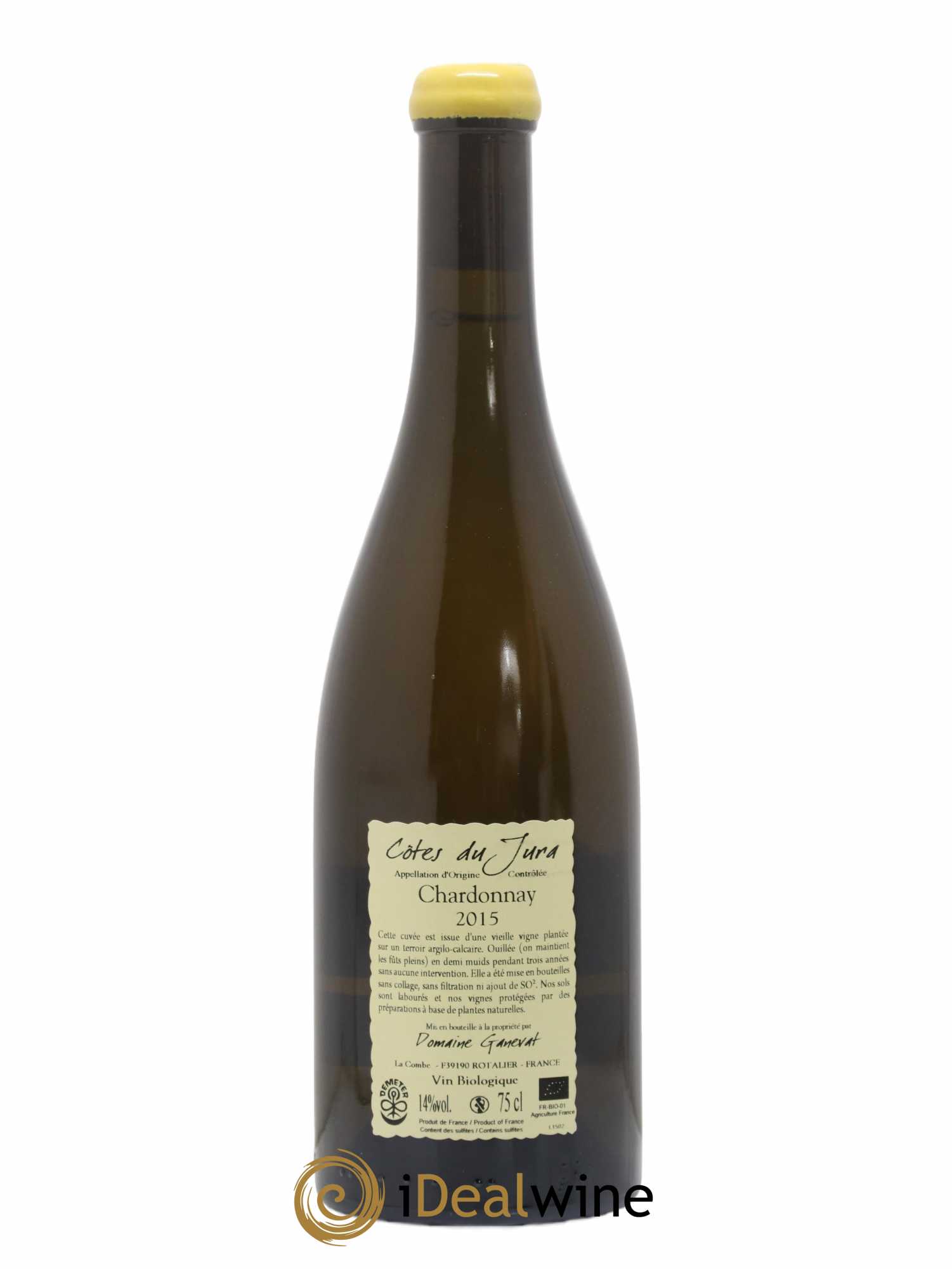 Côtes du Jura Les Chamois du Paradis Jean-François Ganevat (Domaine) 2015 - Lot of 1 bottle - 1
