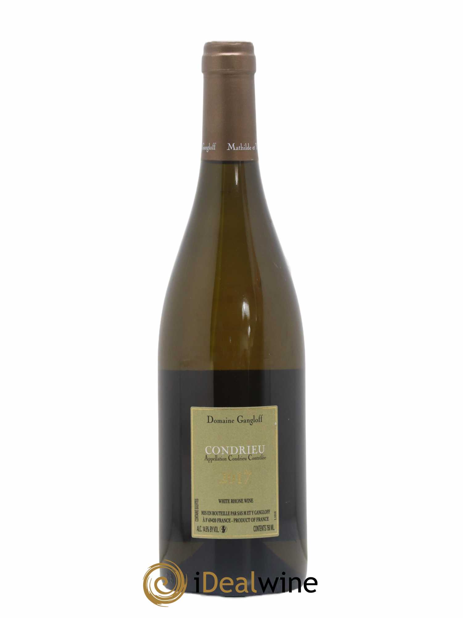Condrieu Domaine Gangloff (Domaine) 2017 - Lot de 1 bouteille - 1