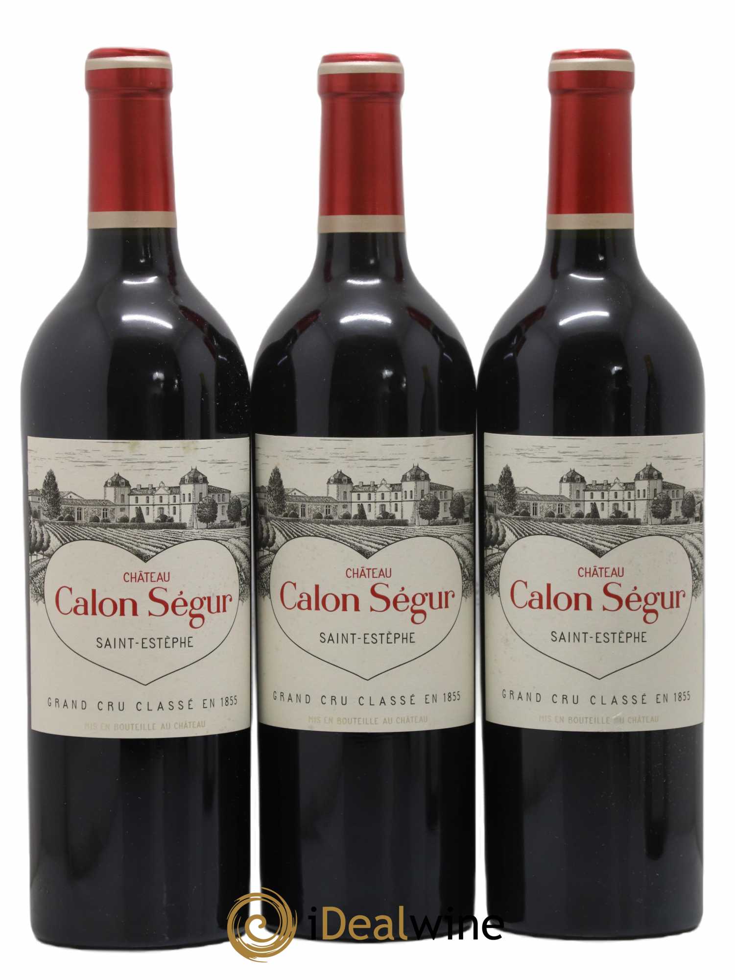 Château Calon Ségur 3ème Grand Cru Classé 2015 - Lot de 3 bouteilles - 0