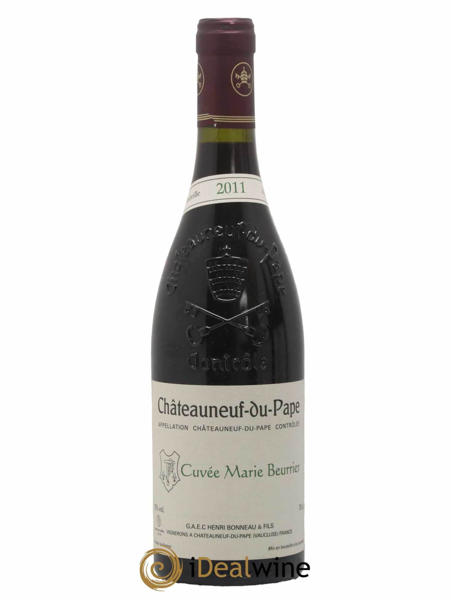 Châteauneuf-du-Pape Marie Beurrier Henri Bonneau & Fils 2011 - Lot de 1 bouteille - 0