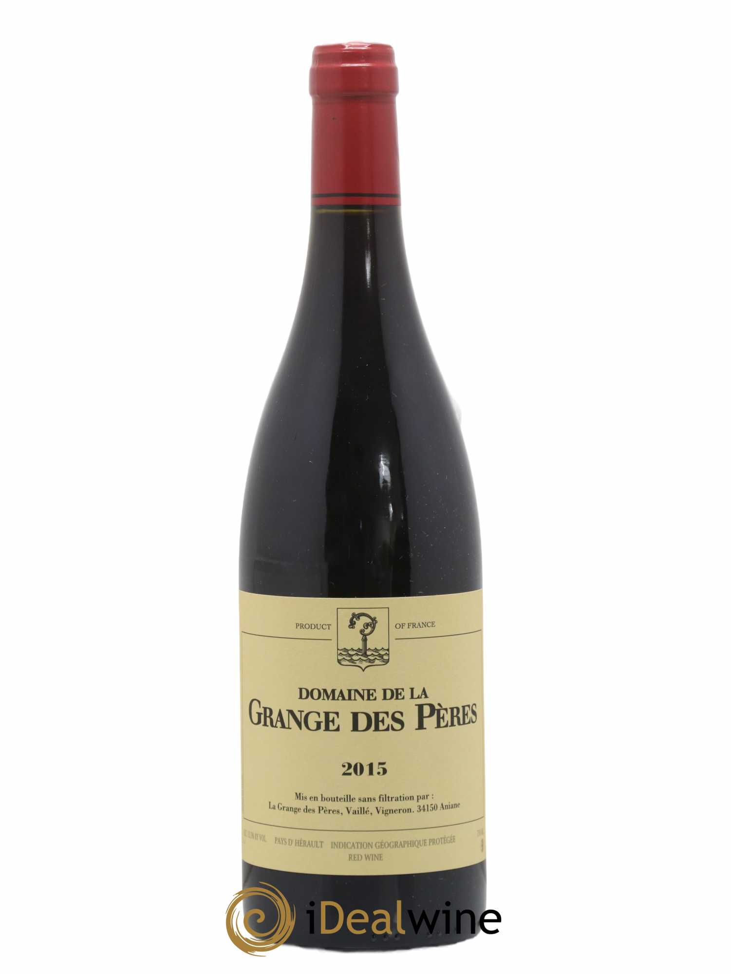 Pays d'Hérault Grange des Pères Laurent Vaillé 2015 - Lot de 1 bouteille - 0