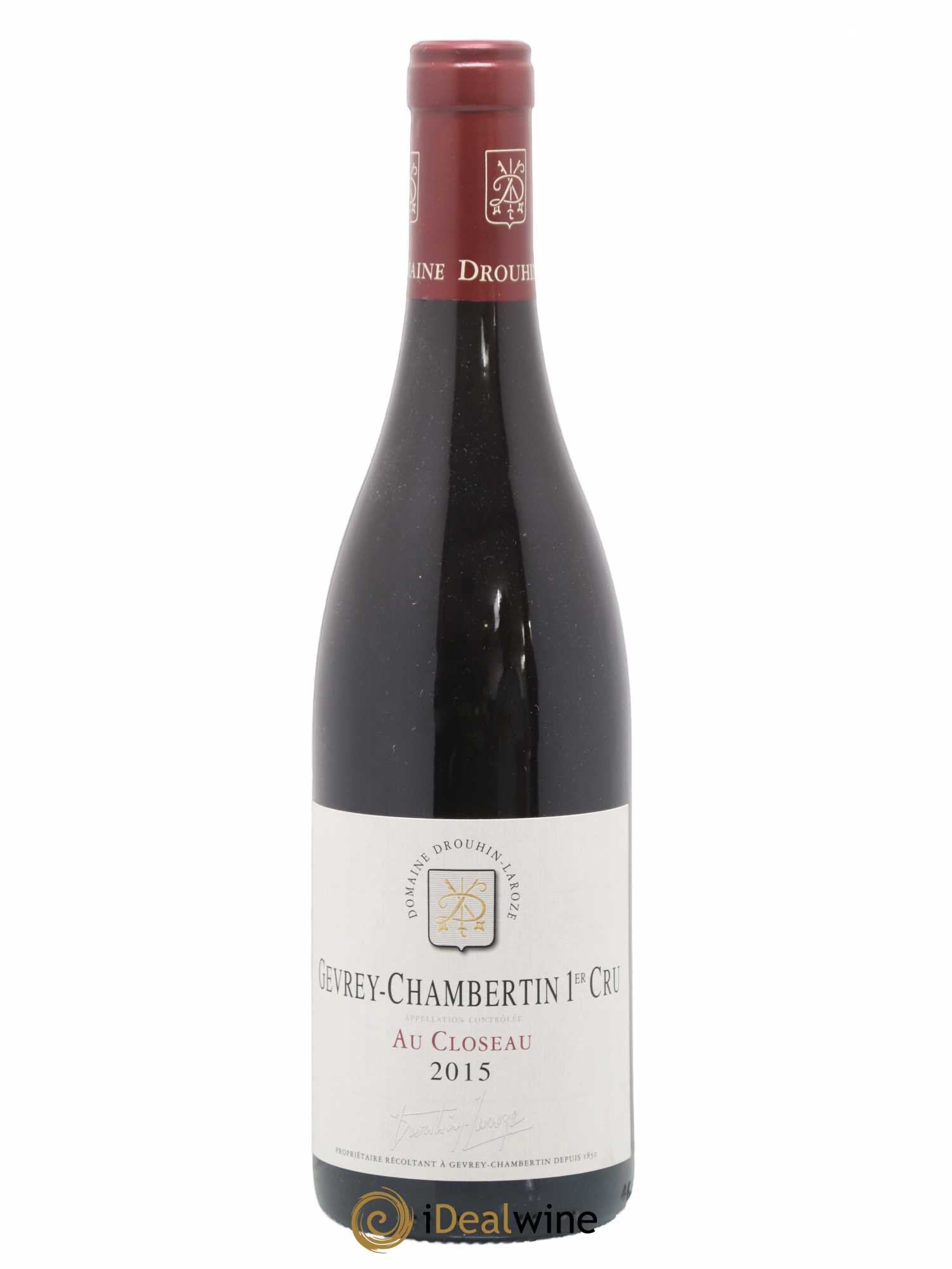 Gevrey-Chambertin 1er Cru Au Closeau Domaine Drouhin-Laroze 2015 - Lot de 1 bouteille - 0