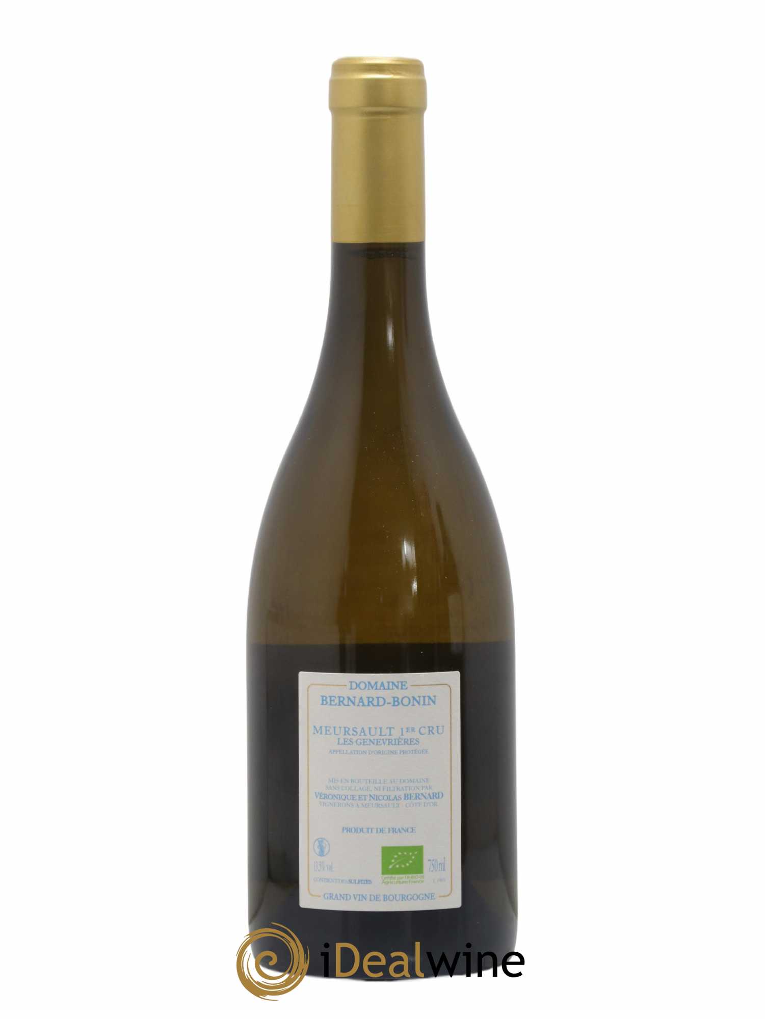 Meursault 1er Cru Les Genevrières Bernard Bonin 2019 - Lot of 1 bottle - 1