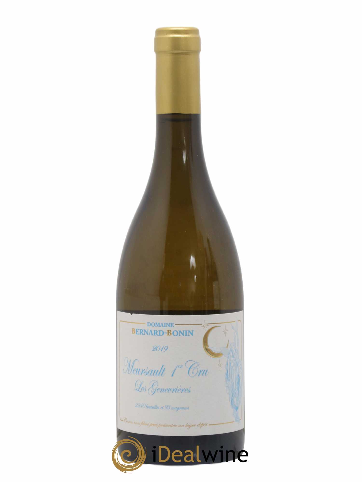 Meursault 1er Cru Les Genevrières Bernard Bonin 2019 - Lot of 1 bottle - 0