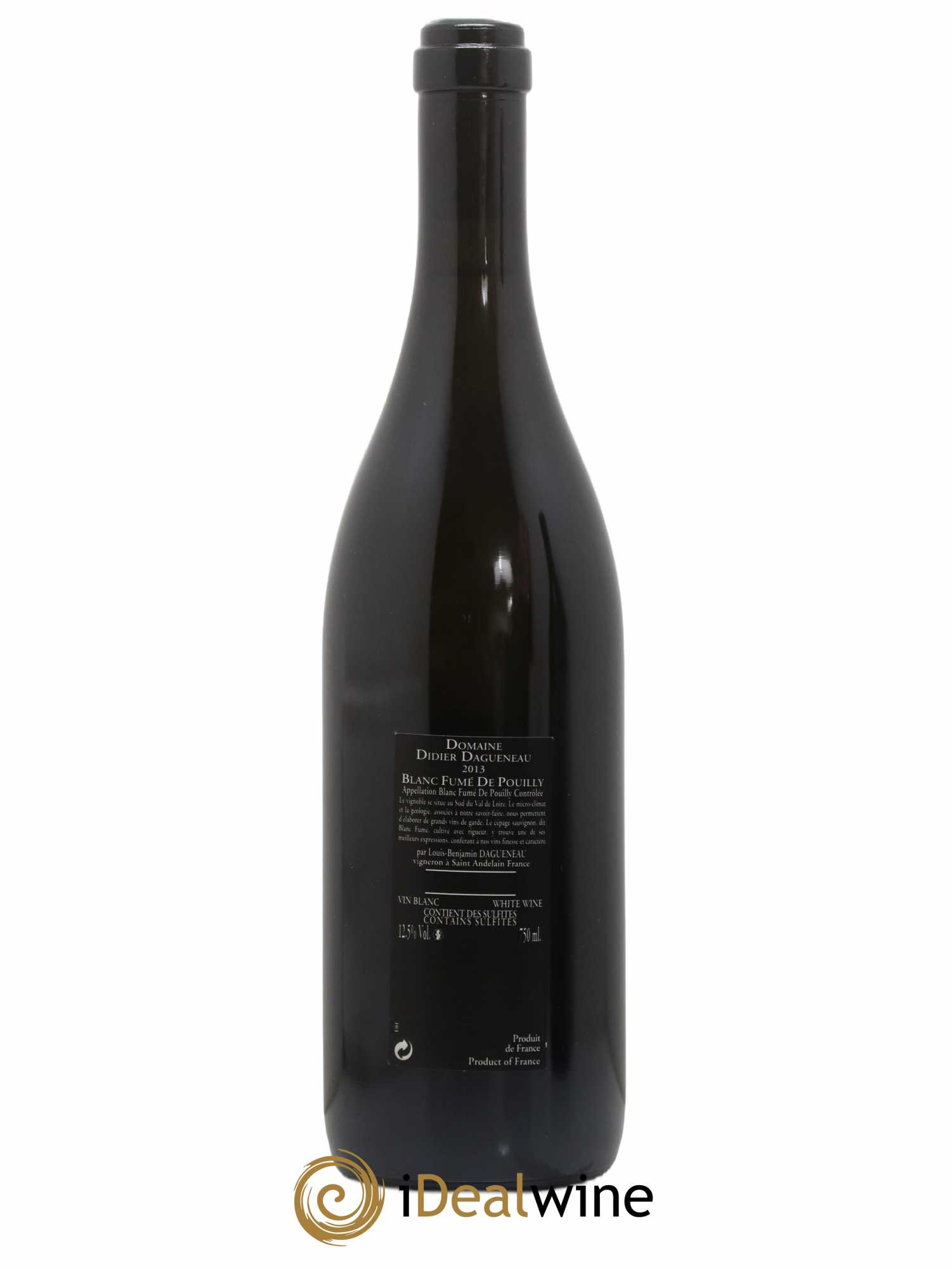 Vin de France (anciennement Pouilly-Fumé) Silex Dagueneau (Domaine Didier - Louis-Benjamin) 2013 - Lot de 1 bouteille - 1