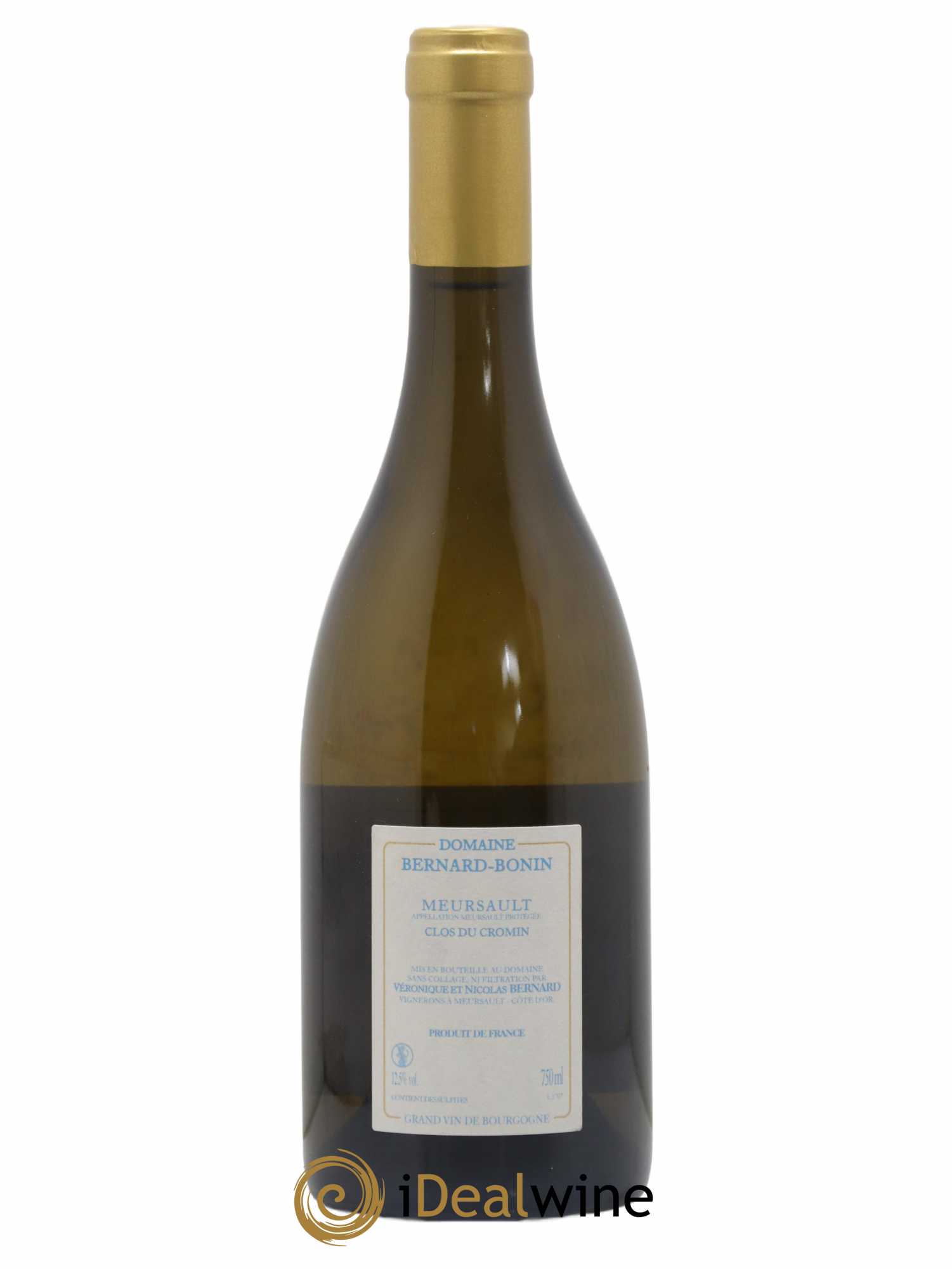 Meursault Clos du Cromin Bernard Bonin 2017 - Lot of 1 bottle - 1