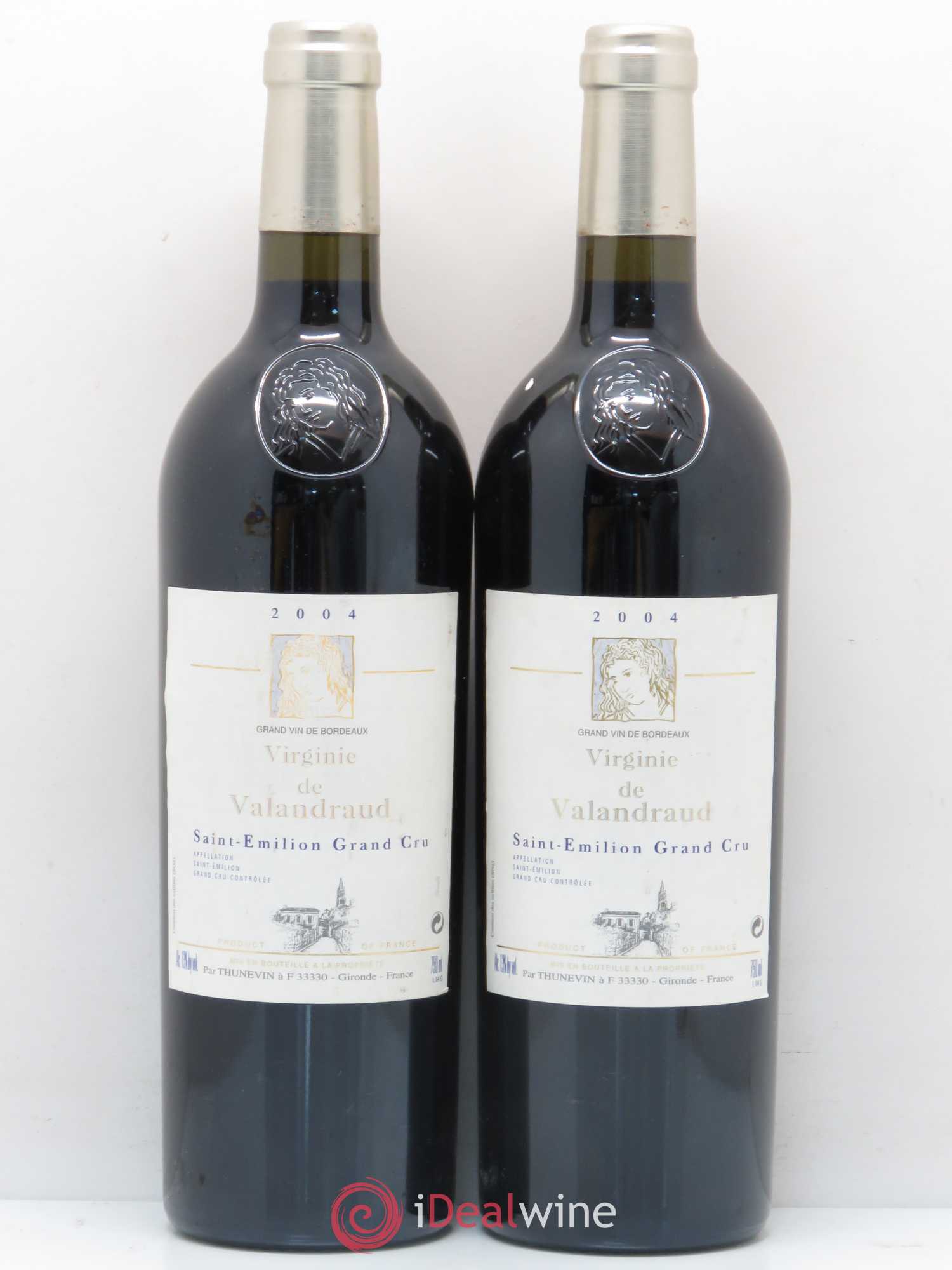 Virginie de Valandraud 2004 - Lot de 2 bouteilles - 0